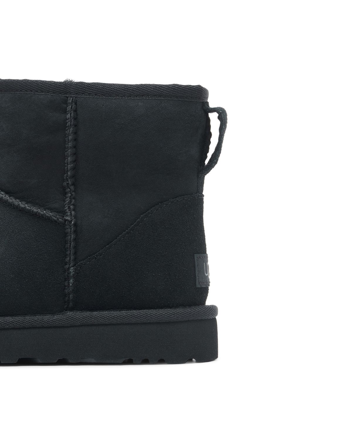 어그(UGG) [WOMEN] 오버로크 스티치 미니 부츠 (클래식 미니 ll) - 블랙 / 1016222BLK