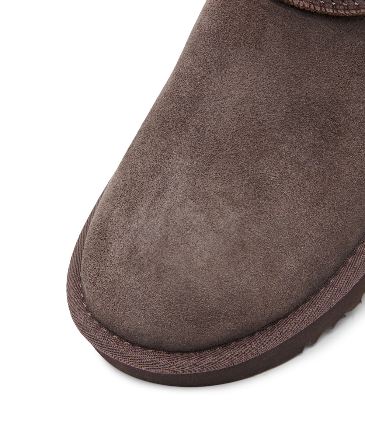 어그(UGG) UGG 스웨이드 레더 미니 부츠 (클래식 울트라 미니) W - 번트 시더 / 1116109BCDR