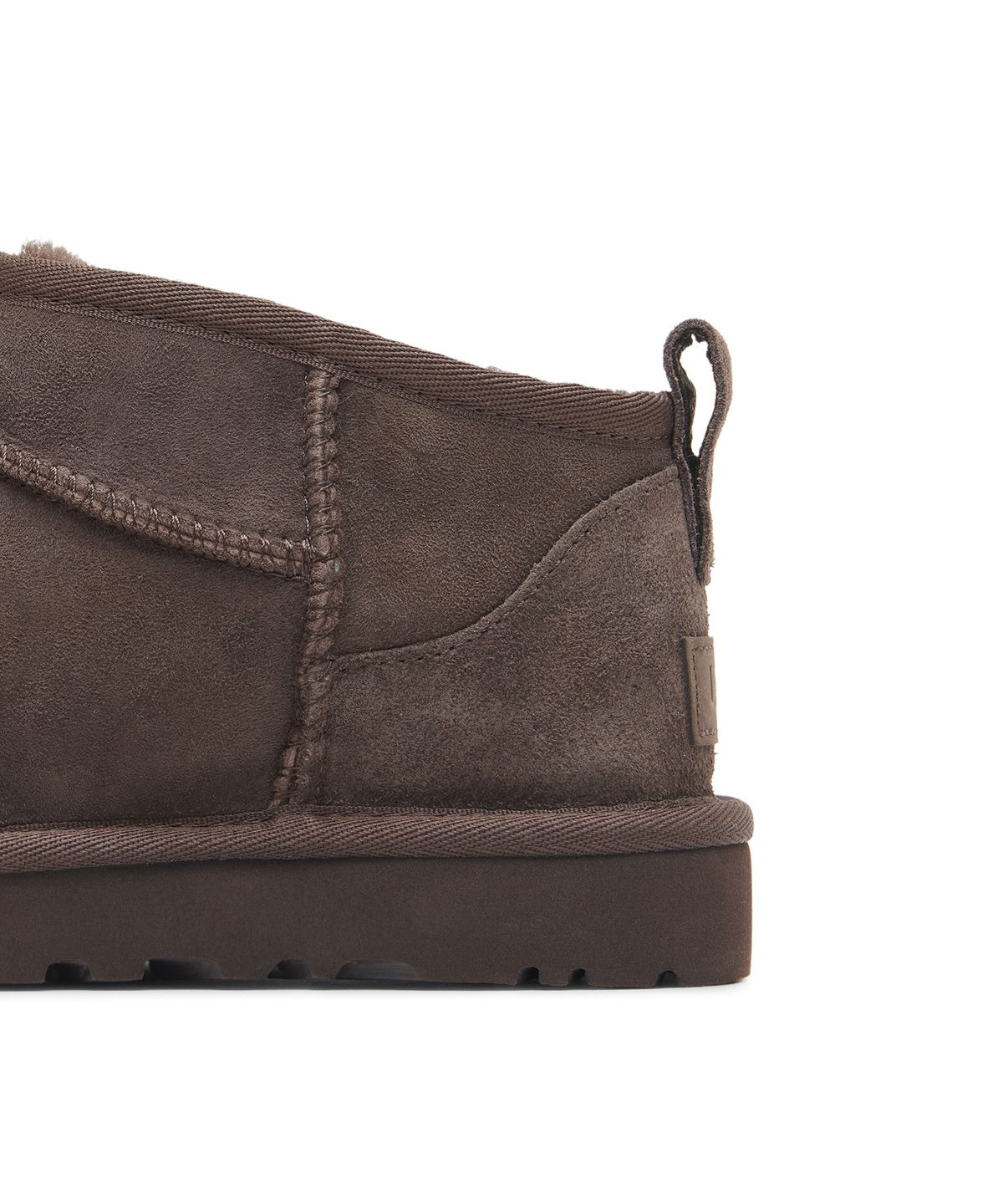 어그(UGG) UGG 스웨이드 레더 미니 부츠 (클래식 울트라 미니) W - 번트 시더 / 1116109BCDR