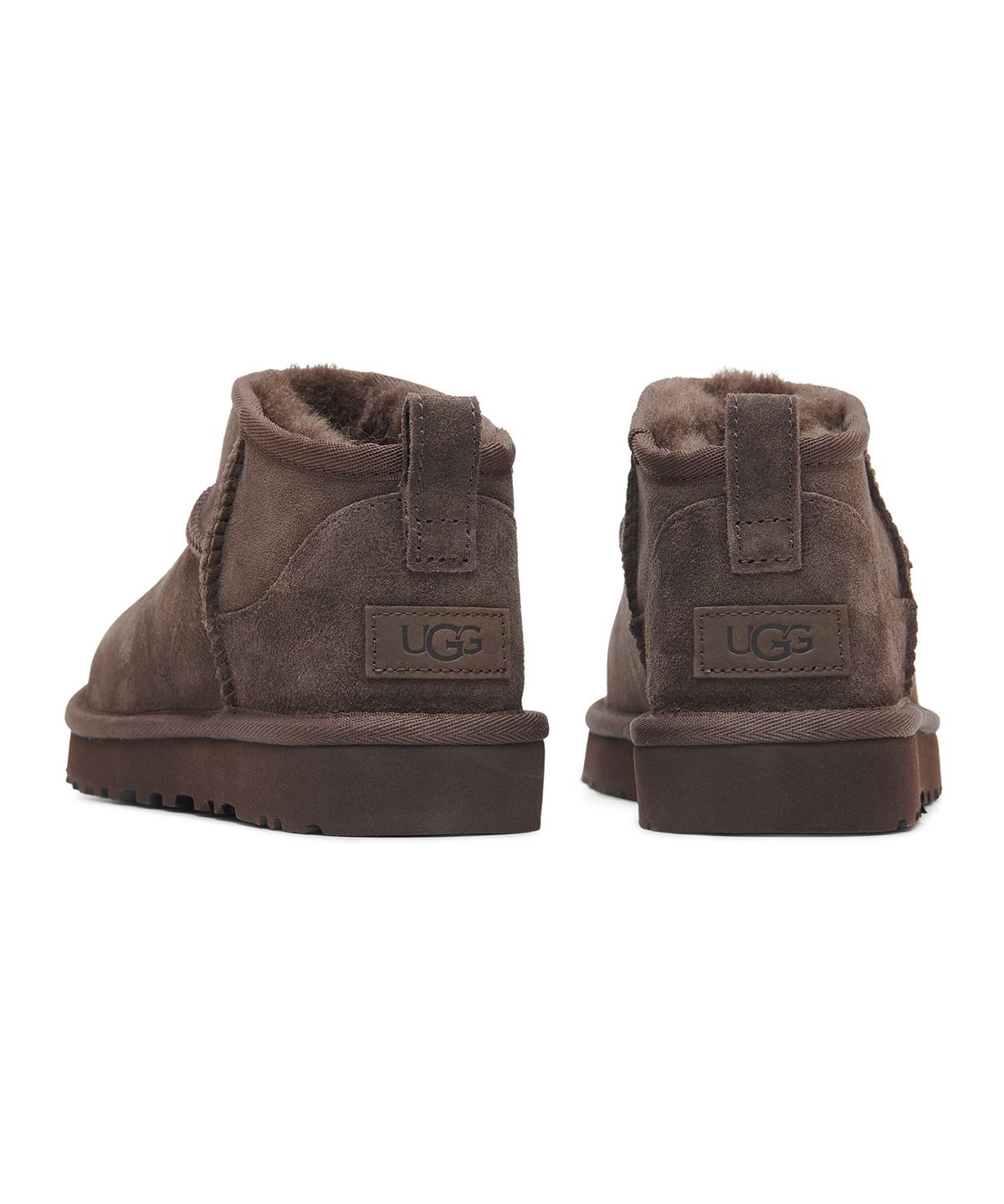 어그(UGG) UGG 스웨이드 레더 미니 부츠 (클래식 울트라 미니) W - 번트 시더 / 1116109BCDR