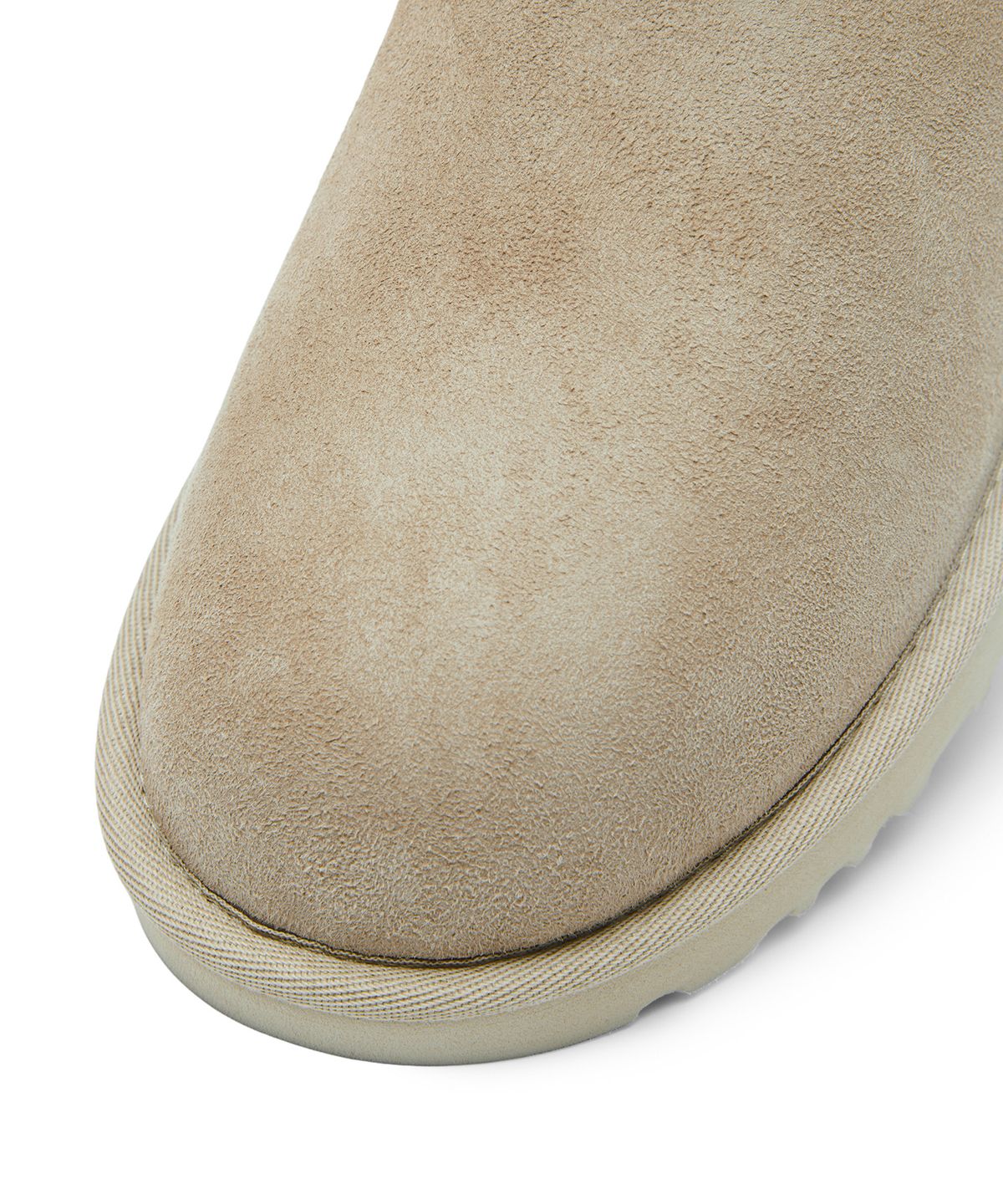 어그(UGG) UGG 스웨이드 레더 미니 부츠 (클래식 울트라 미니) W - 샌드 / 1116109SAN