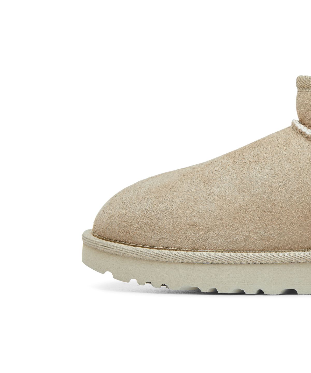 어그(UGG) UGG 스웨이드 레더 미니 부츠 (클래식 울트라 미니) W - 샌드 / 1116109SAN