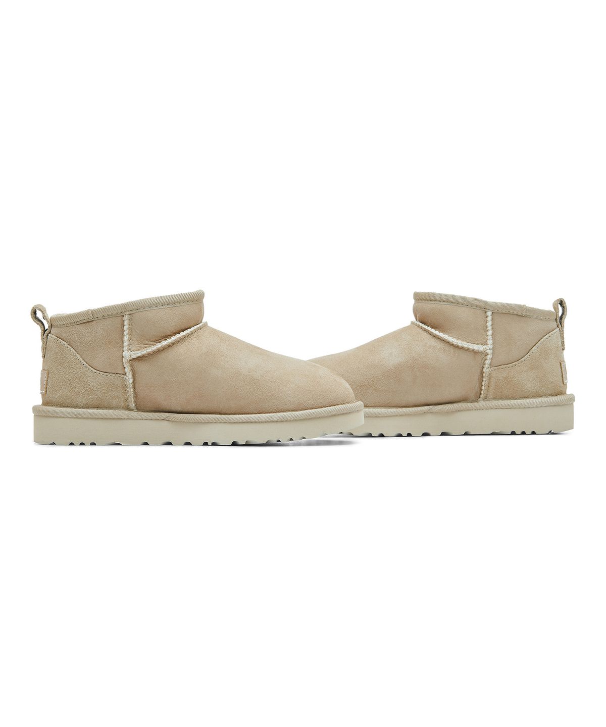 어그(UGG) UGG 스웨이드 레더 미니 부츠 (클래식 울트라 미니) W - 샌드 / 1116109SAN