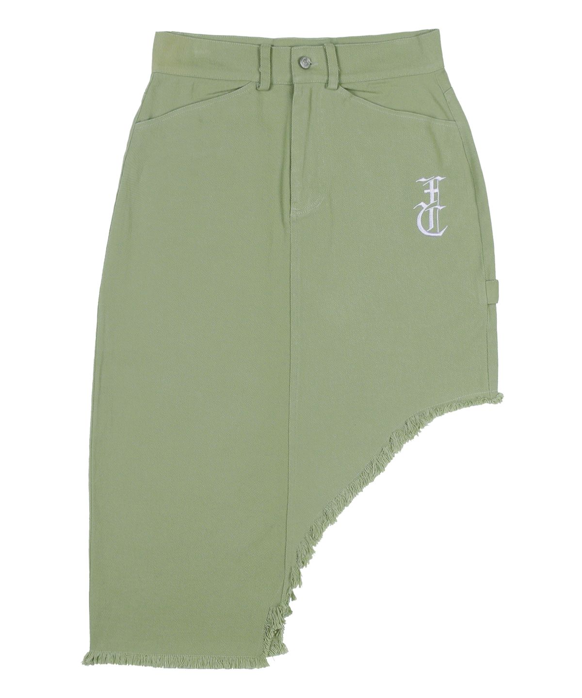 팬시클럽(FANCY CLUB) [NF] NFC 클리프 롱스커트 (GREEN)_F22ZC823