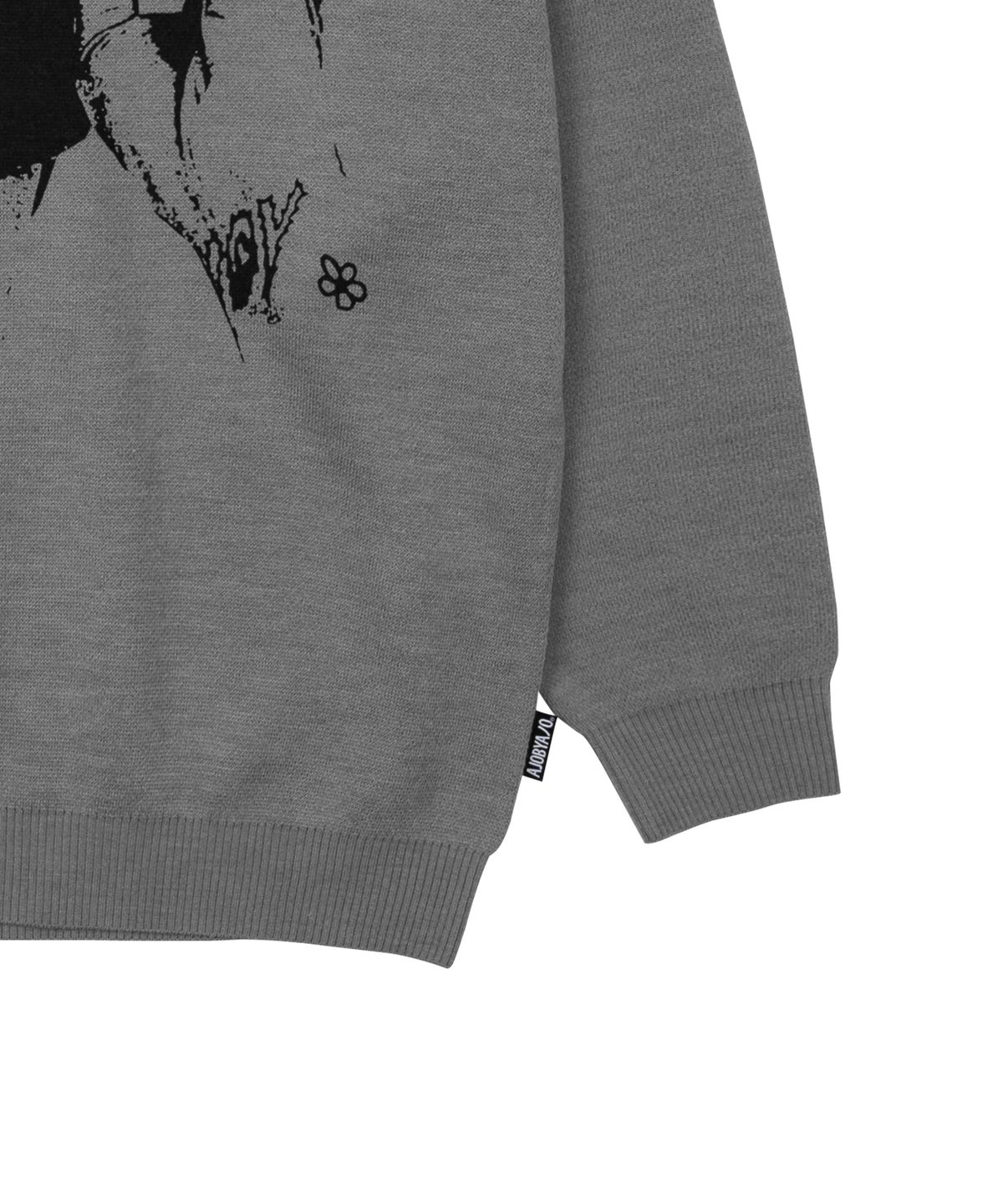 아조바이아조(AJOBYAJO) MUIL Oversized Sweater [GREY]
