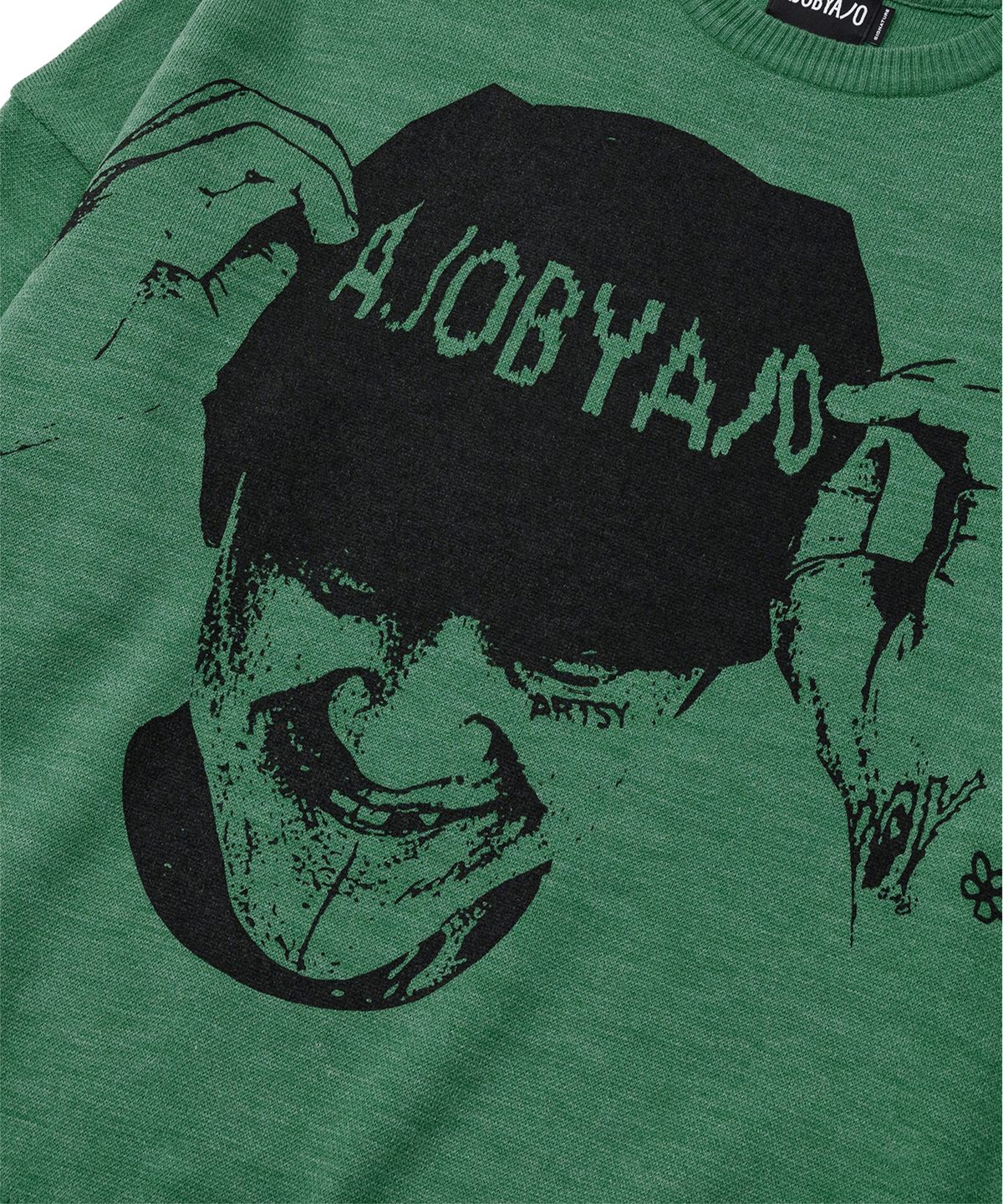 아조바이아조(AJOBYAJO) MUIL Oversized Sweater [GREEN]
