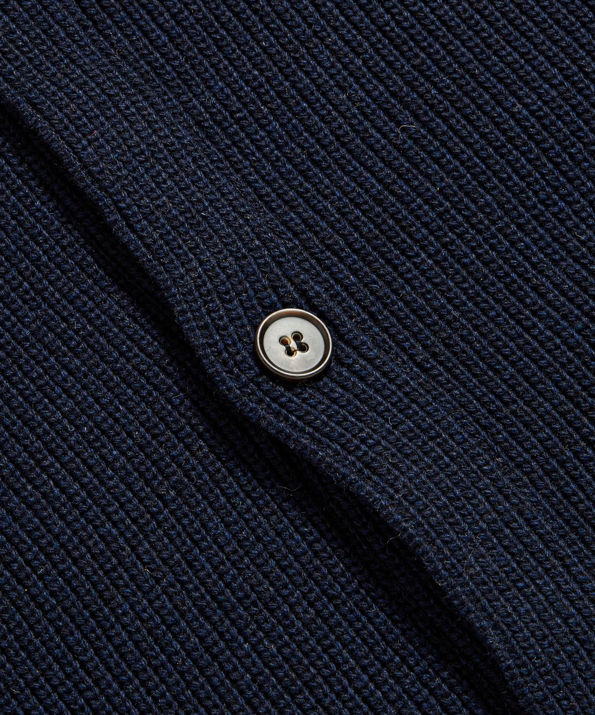 에스피오나지(ESPIONAGE) Miller Collar Heavyweight Cardigan Navy