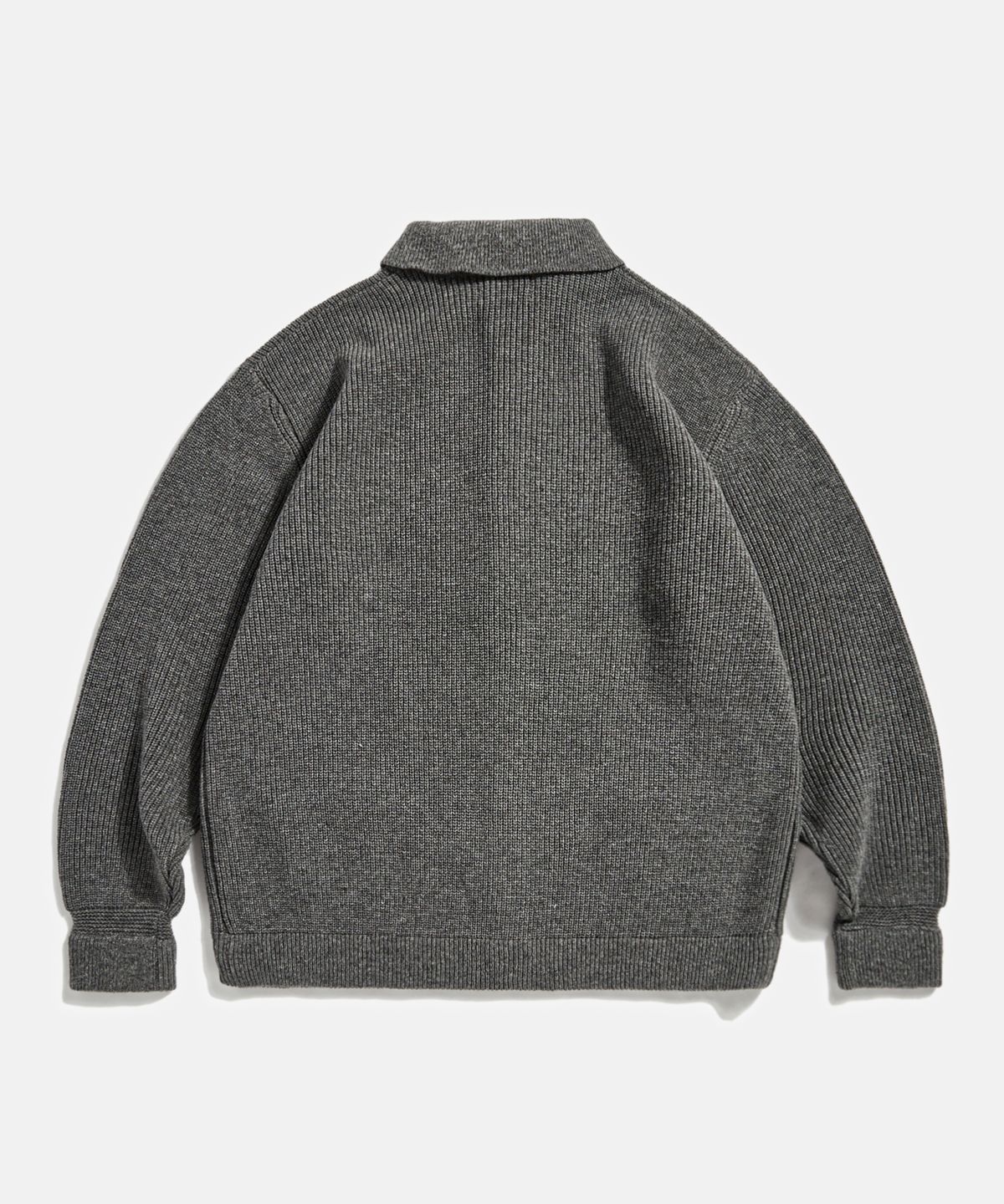 에스피오나지(ESPIONAGE) Miller Collar Heavyweight Cardigan Grey