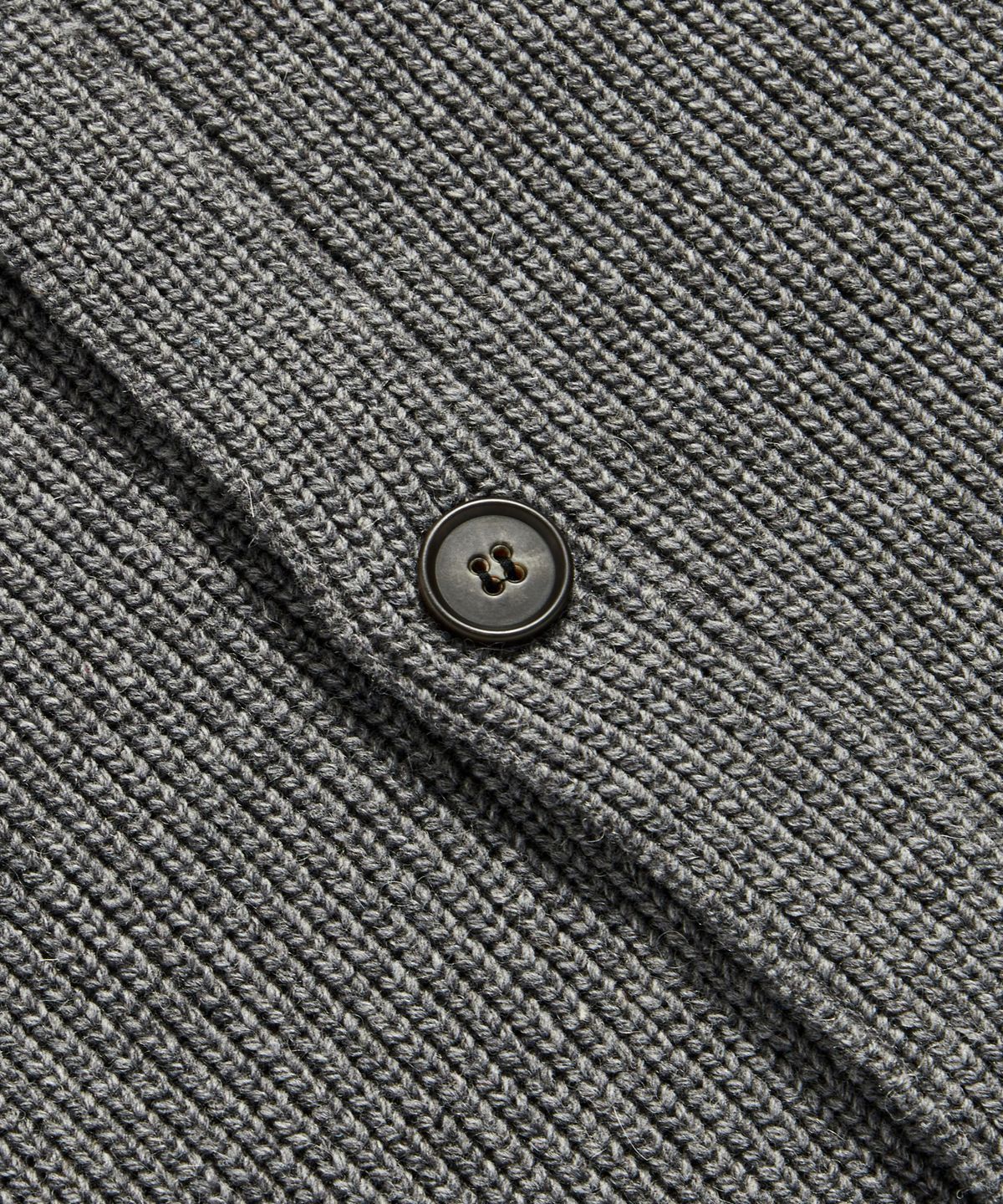 에스피오나지(ESPIONAGE) Miller Collar Heavyweight Cardigan Grey