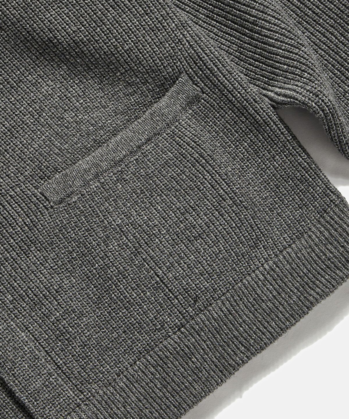 에스피오나지(ESPIONAGE) Miller Collar Heavyweight Cardigan Grey