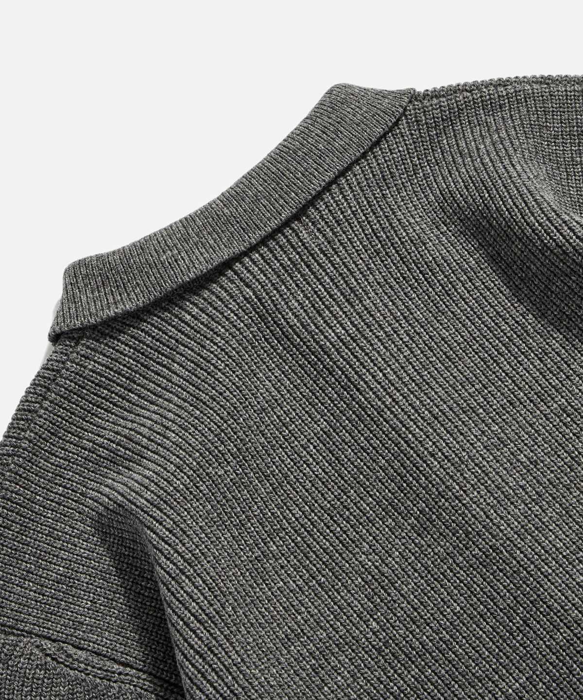 에스피오나지(ESPIONAGE) Miller Collar Heavyweight Cardigan Grey
