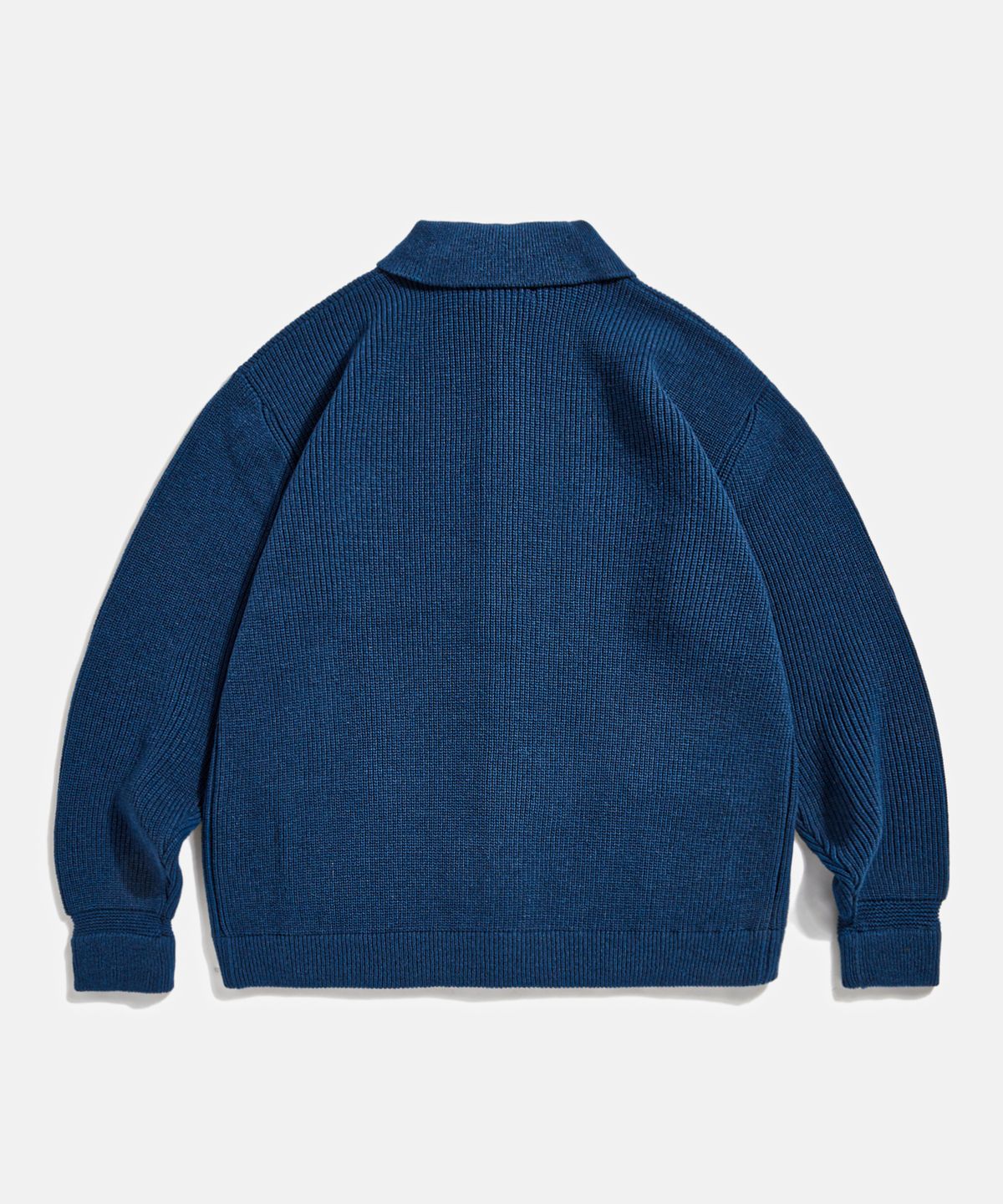에스피오나지(ESPIONAGE) Miller Collar Heavyweight Cardigan Ink Blue