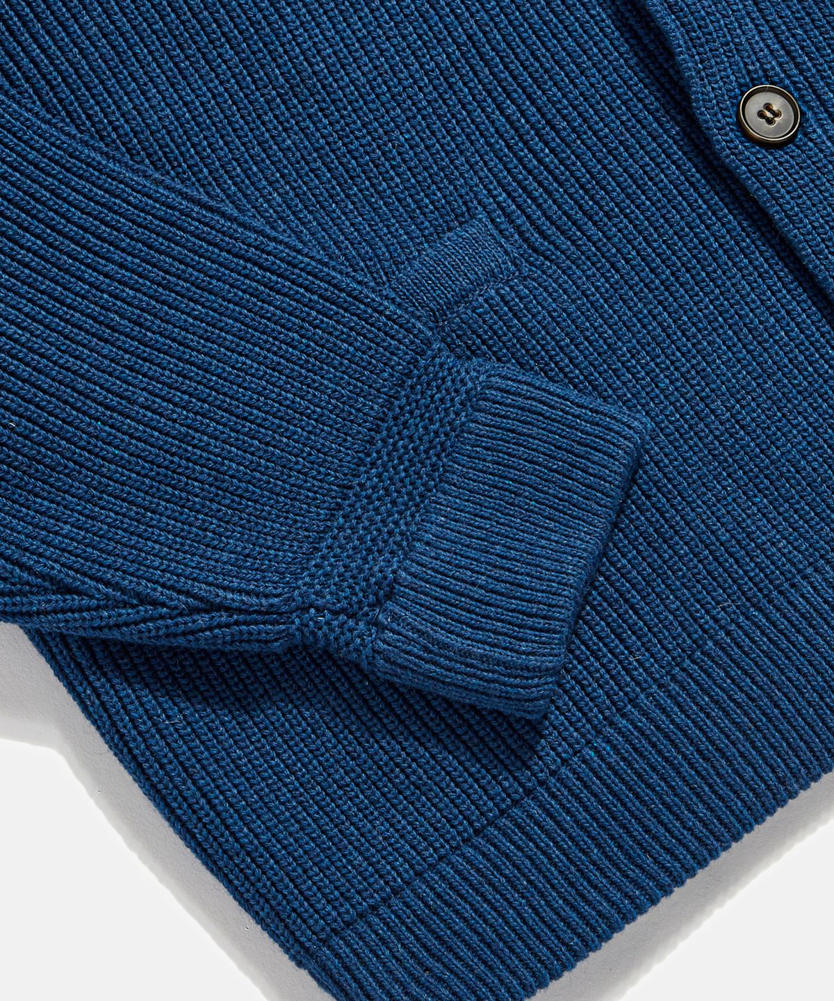에스피오나지(ESPIONAGE) Miller Collar Heavyweight Cardigan Ink Blue