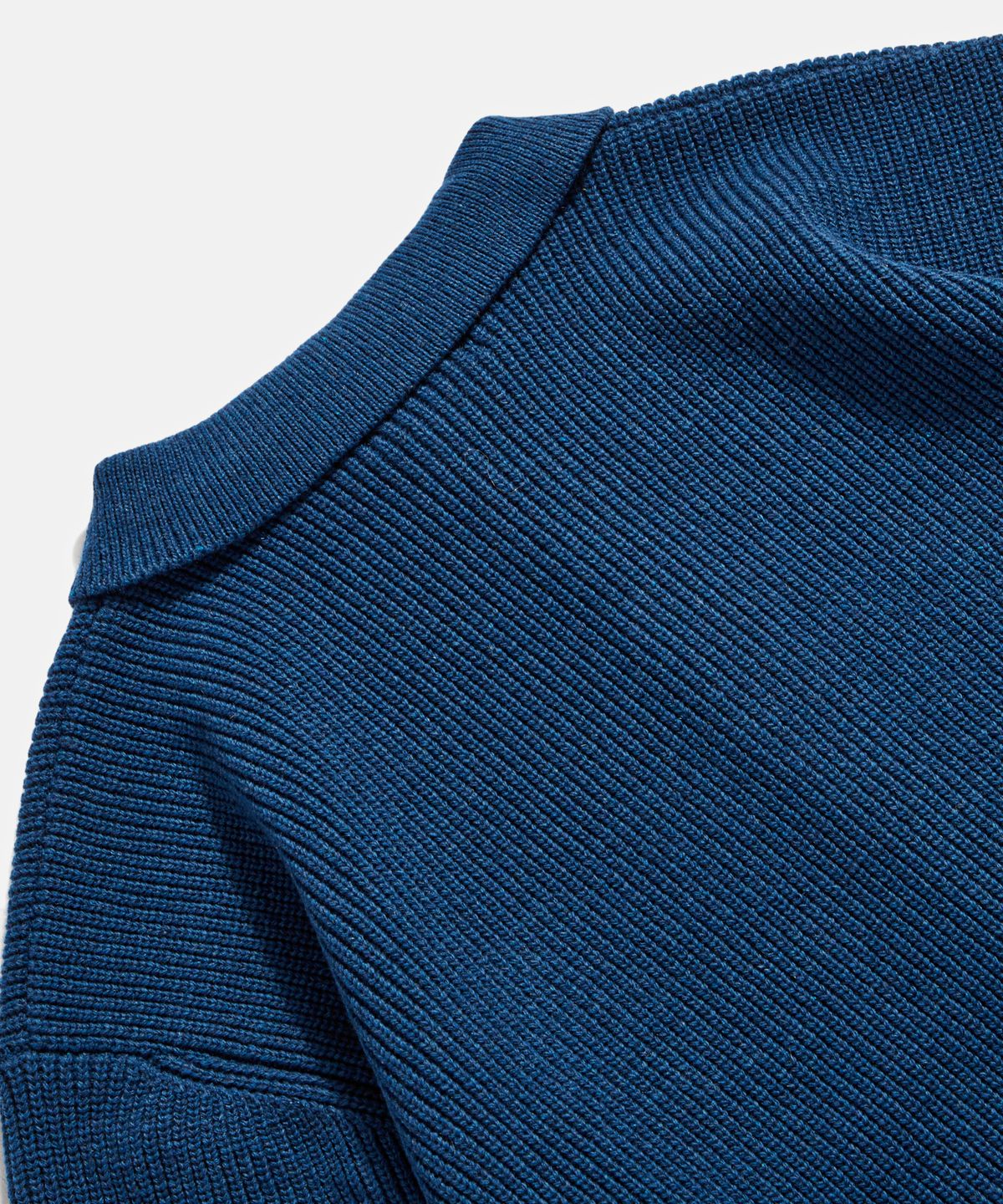 에스피오나지(ESPIONAGE) Miller Collar Heavyweight Cardigan Ink Blue