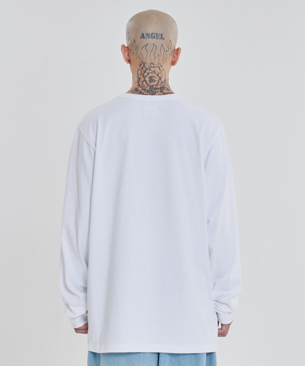 아조바이아조(AJOBYAJO) [PBA] Tribal AJO Long Sleeves T-Shirt [WHITE]