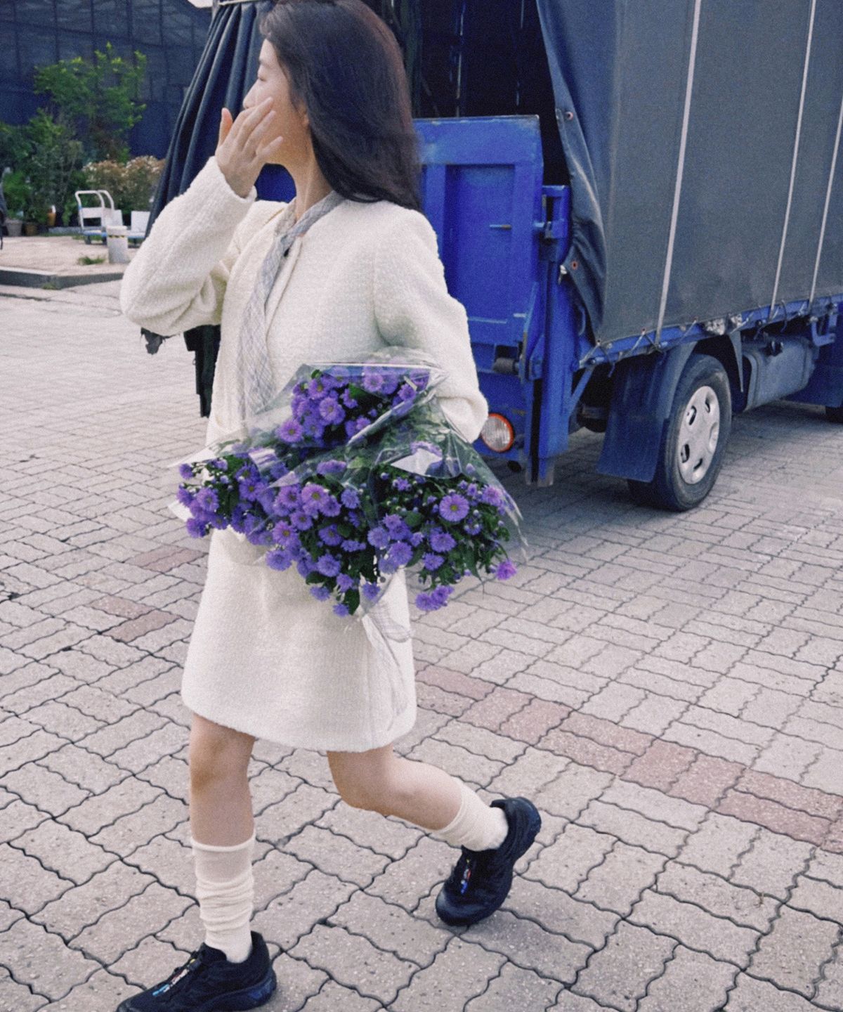 하케쉬(HACKESCH) Ave Skirt_Cream