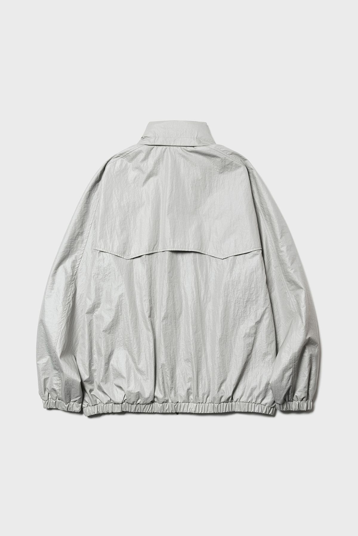 셔터(SHIRTER) COATED WINDBREAKER JACKET (LIGHT GREY)