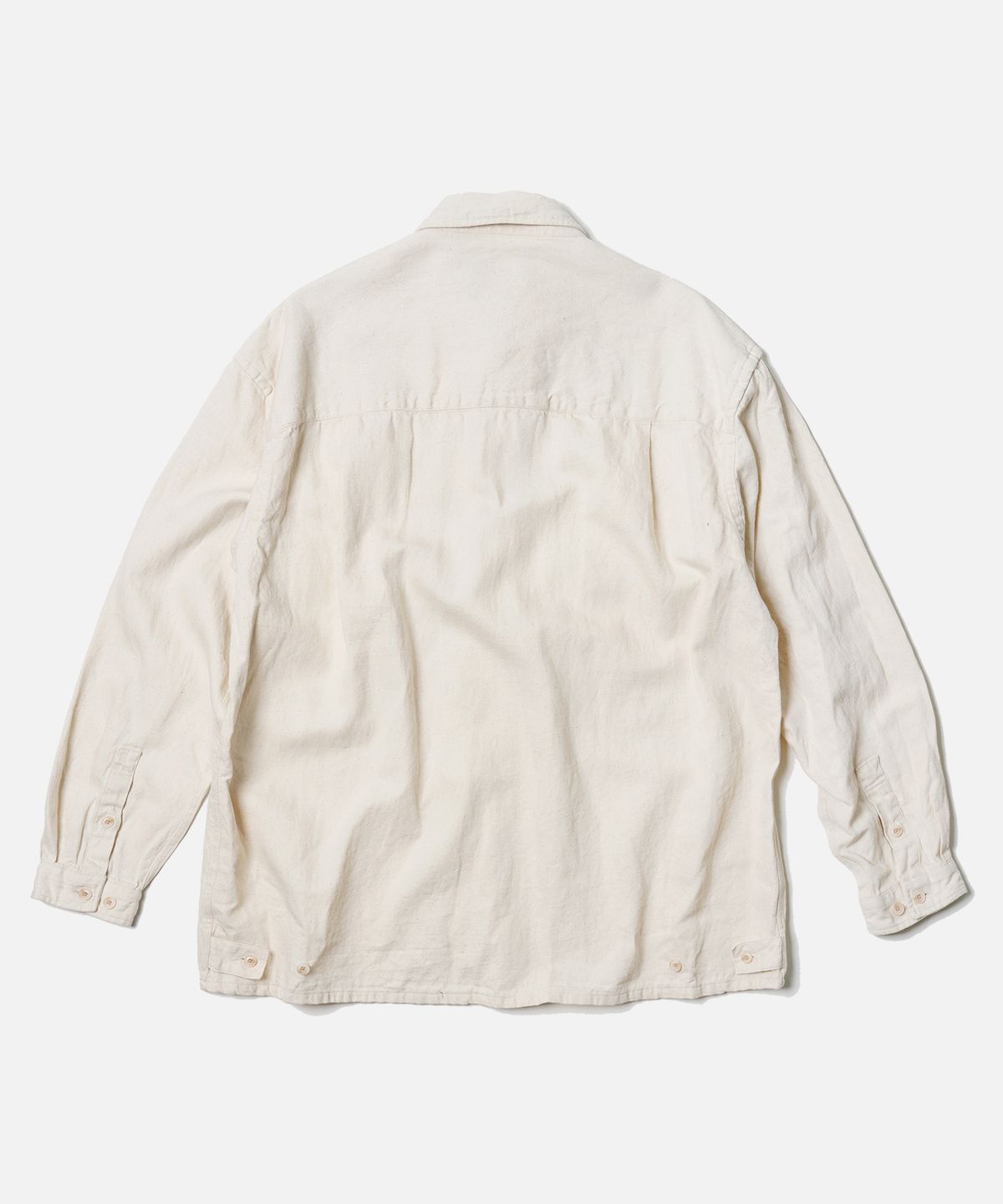 프리즘웍스(FRIZMWORKS) DENIM TRUCKER OVERSIZED SHIRT _ NATURAL