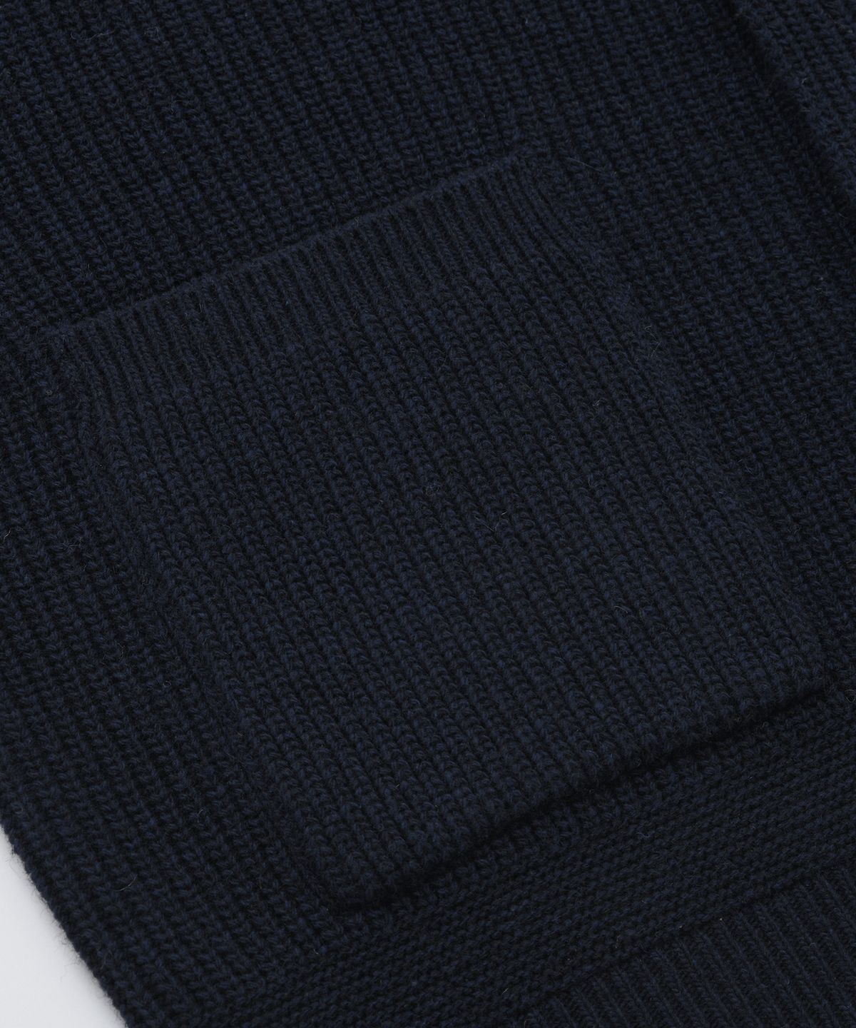 프리즘웍스(FRIZMWORKS) HEAVY WOOL ROUND CARDIGAN _ NAVY