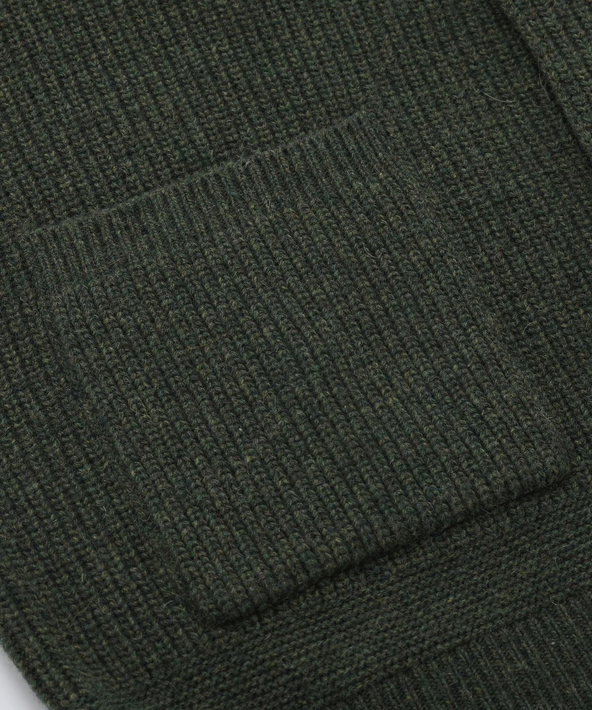 프리즘웍스(FRIZMWORKS) HEAVY WOOL ROUND CARDIGAN _ FOREST GREEN