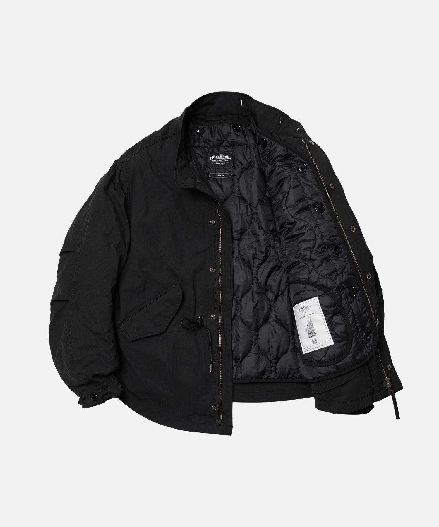 MUSINSA | FRIZMWORKS OSCAR FISHTAIL JACKET 003 _ BLACK