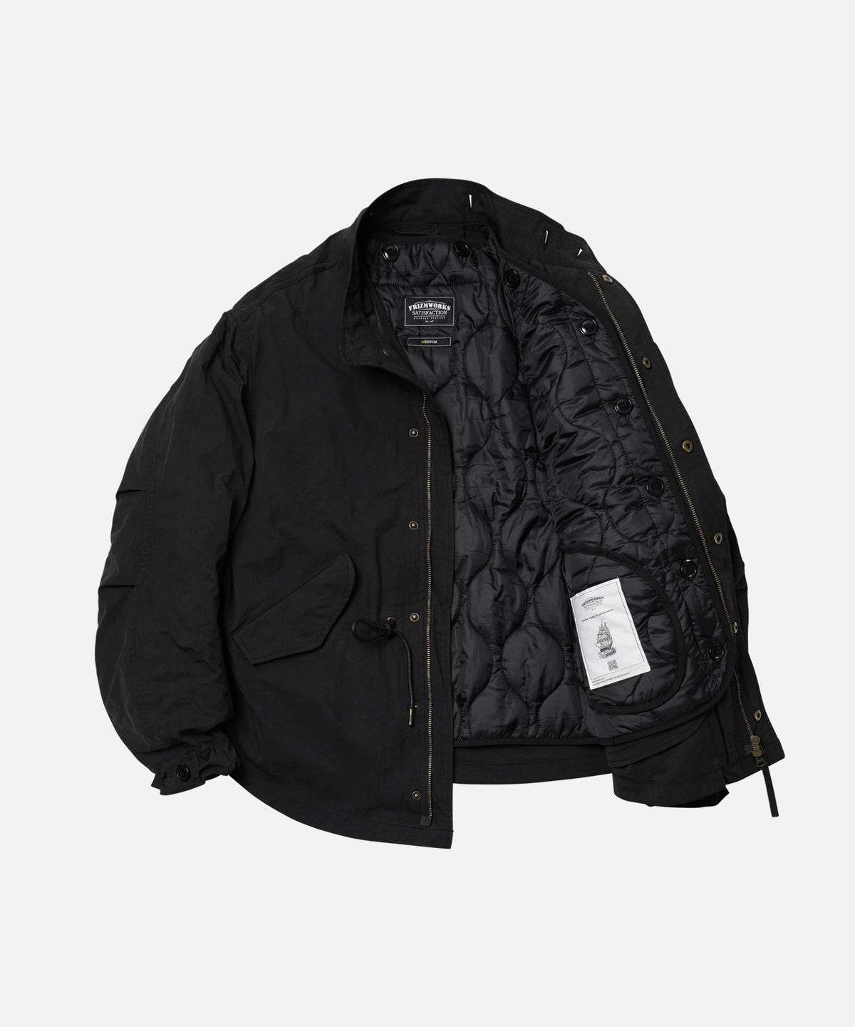프리즘웍스(FRIZMWORKS) OSCAR FISHTAIL JACKET 003 _ BLACK