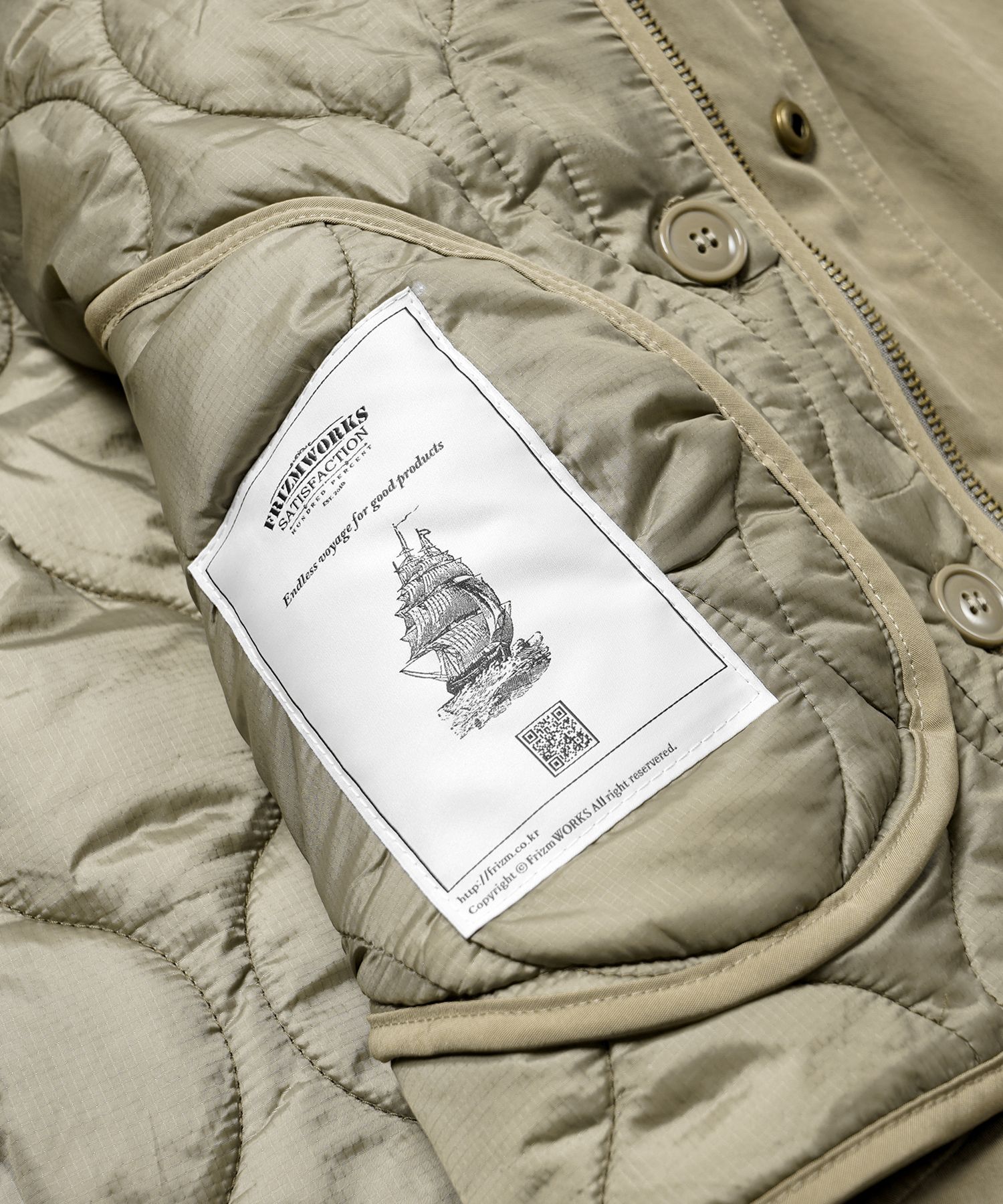 MUSINSA | FRIZMWORKS OSCAR FISHTAIL JACKET 003 _ TAUPE
