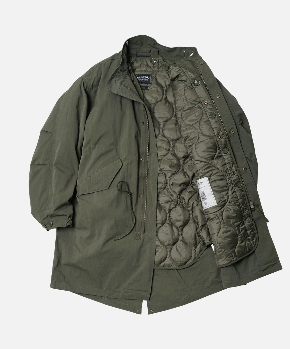 프리즘웍스(FRIZMWORKS) VINCENT M1965 FISHTAIL PARKA 004 _ OLIVE