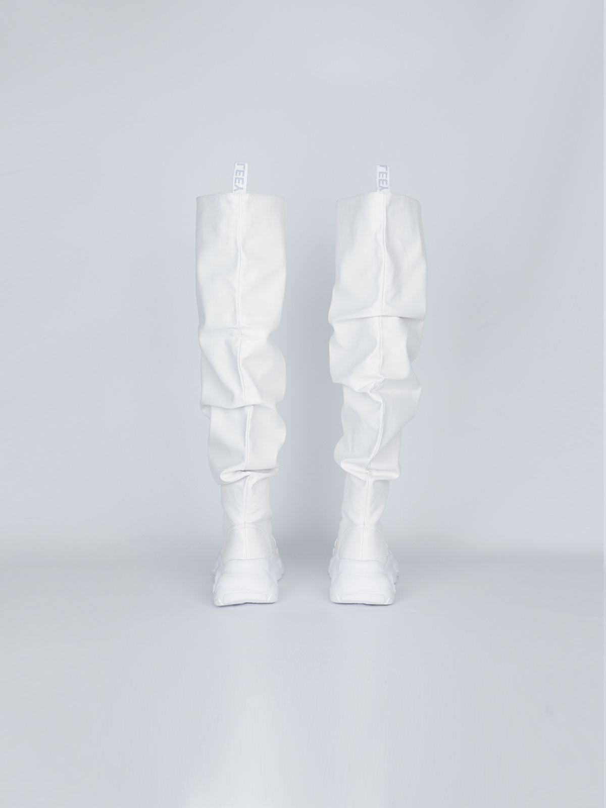 와이이이엘(YEEL) PLATFORM HIGH BOOTS WHITE
