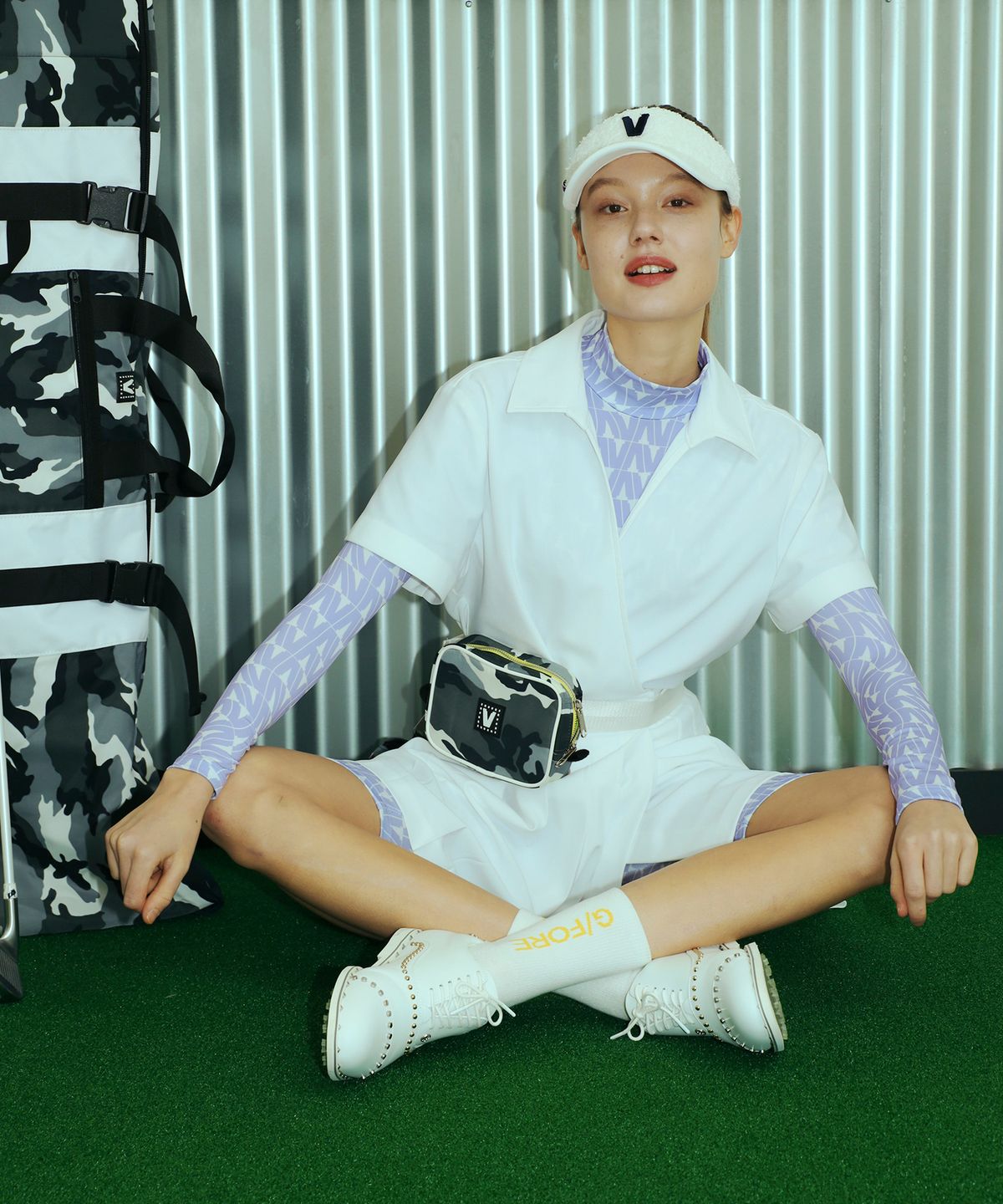 파이브아워스(5HOURS) HONOR BELT BAG MONO CAMO