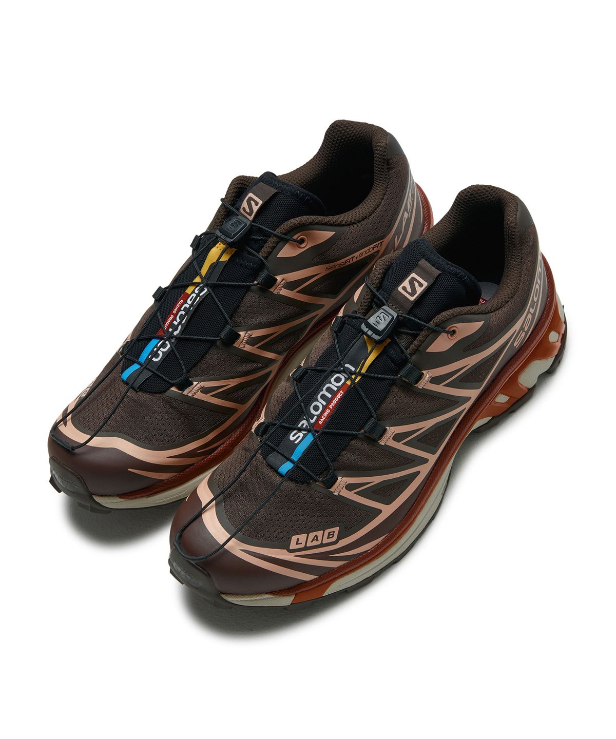 살로몬(SALOMON) XT-6 - 델리시오소:블랙:초콜렛 퐁당:피치 베이지 / L41751500