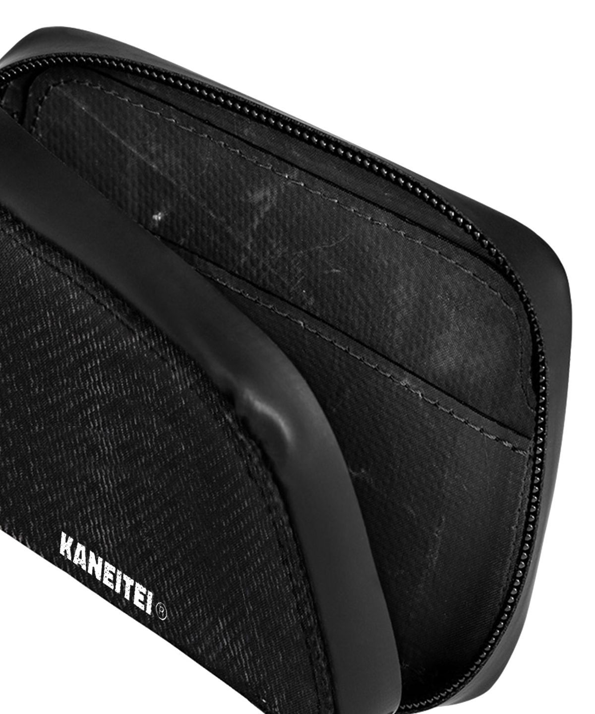 카네이테이(KANEITEI) BRICK ZIP WALLET S (BLACK) / UPCYCLED
