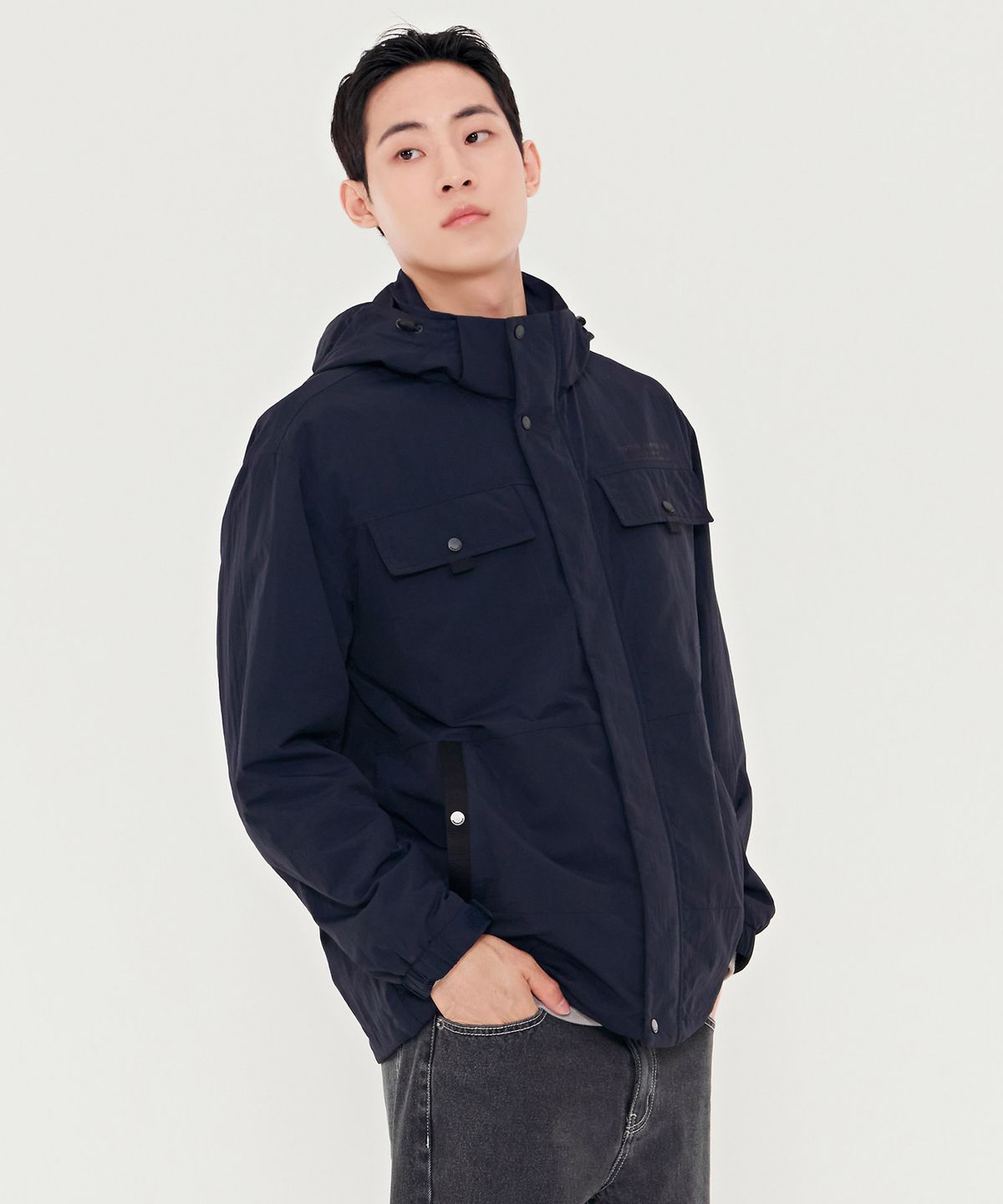 체이스컬트(CHASECULT) 남성 테잎포인트 하이넥 점퍼-BERK4111B04