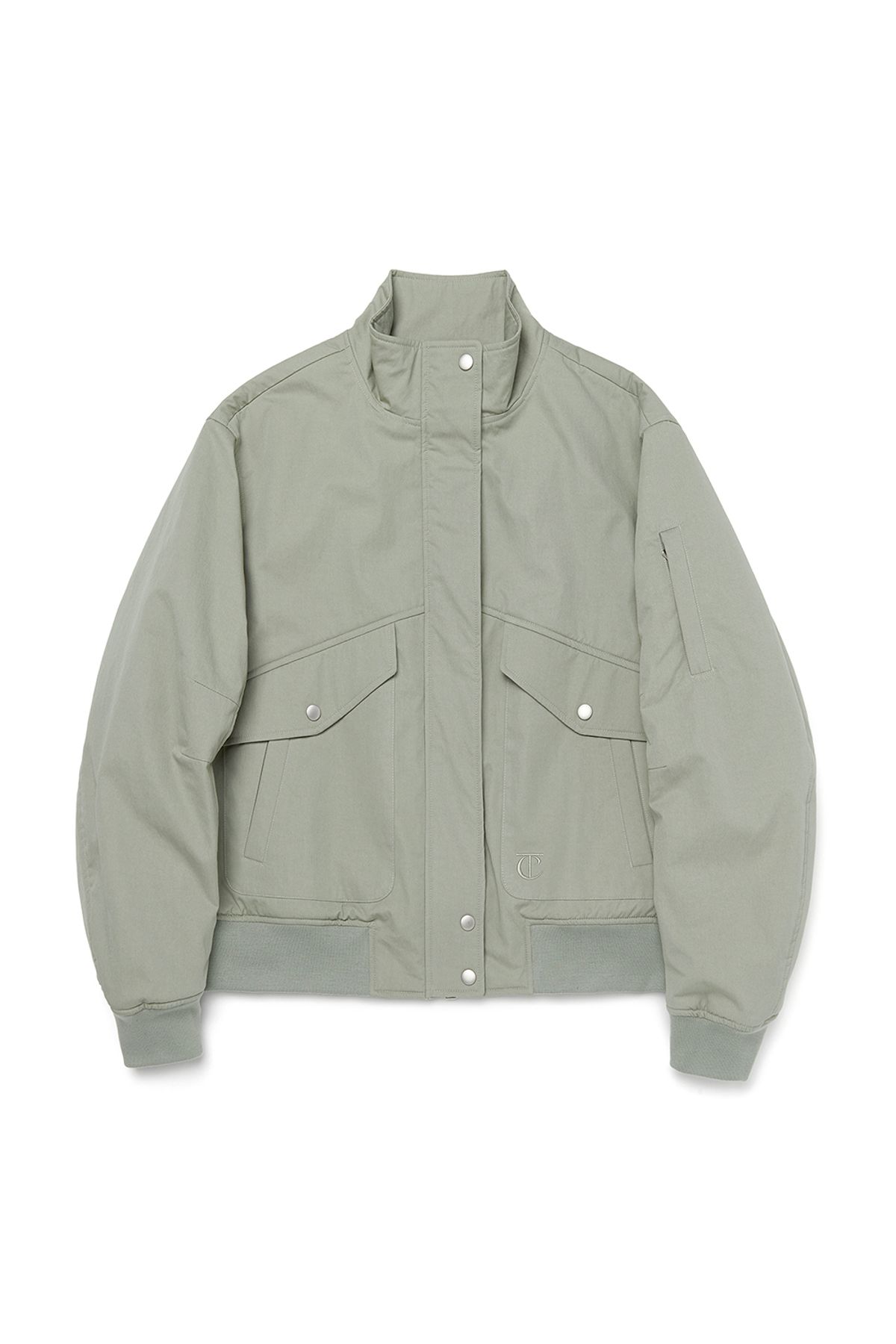 커렌트(CURRENT) LOOSE FIT BOMBER JACKET [KHAKI]