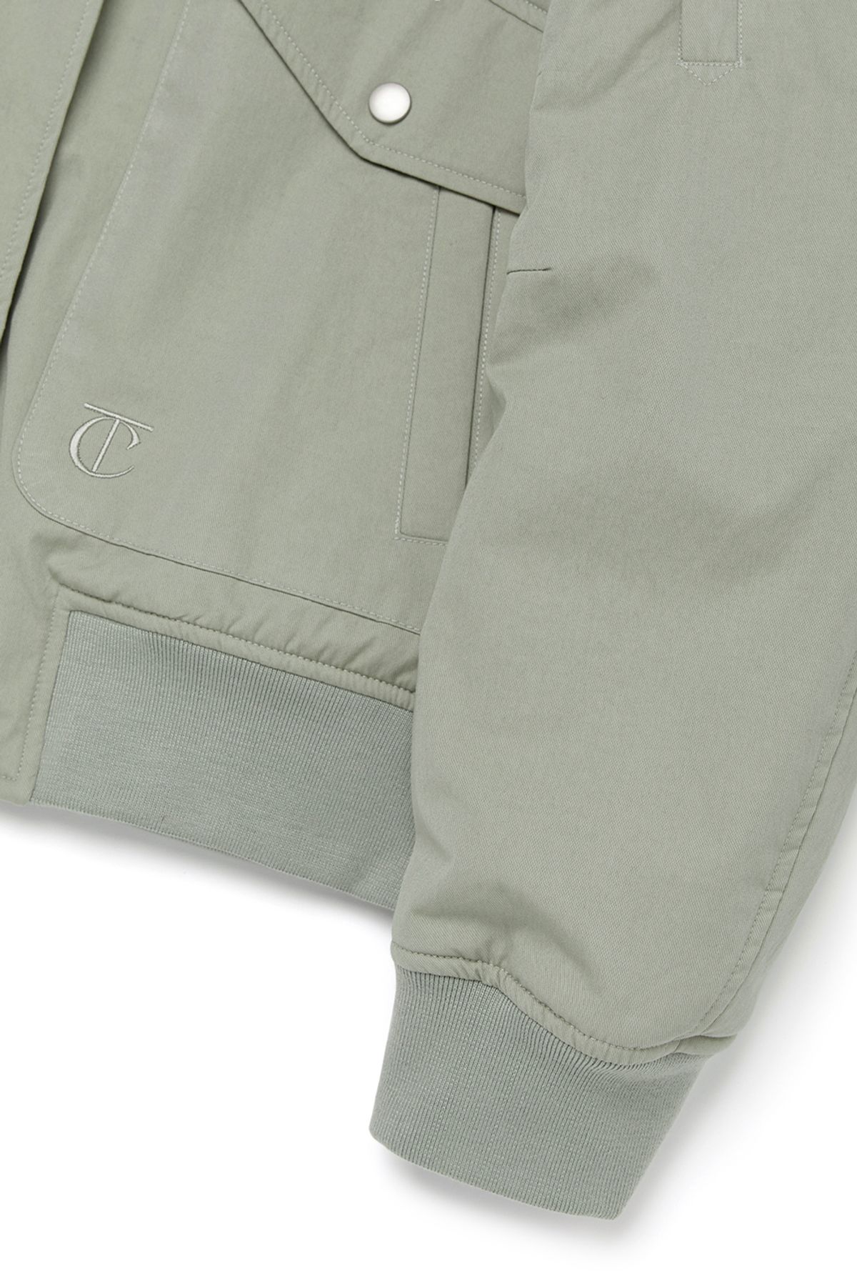 커렌트(CURRENT) LOOSE FIT BOMBER JACKET [KHAKI]
