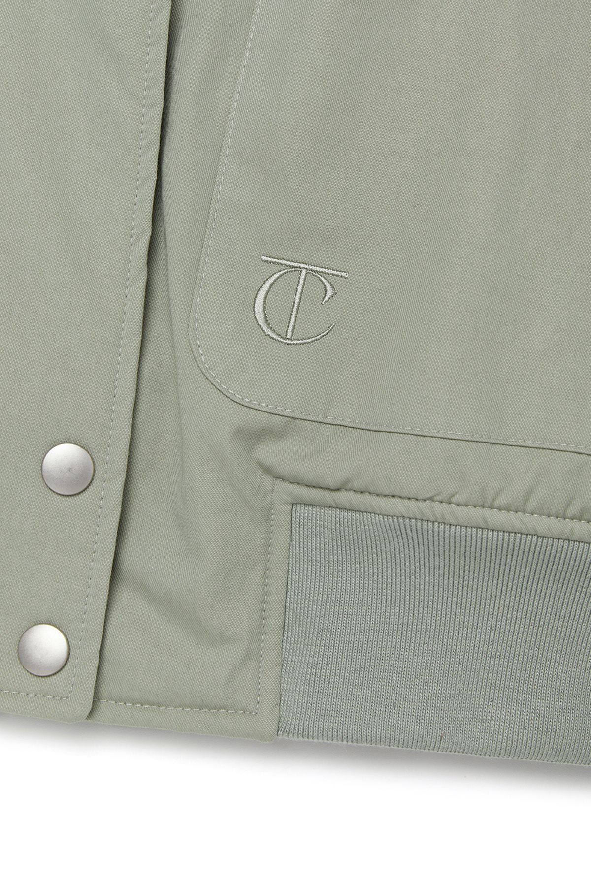 커렌트(CURRENT) LOOSE FIT BOMBER JACKET [KHAKI]