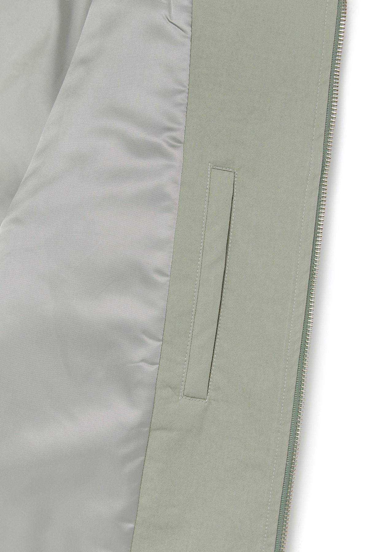 커렌트(CURRENT) LOOSE FIT BOMBER JACKET [KHAKI]