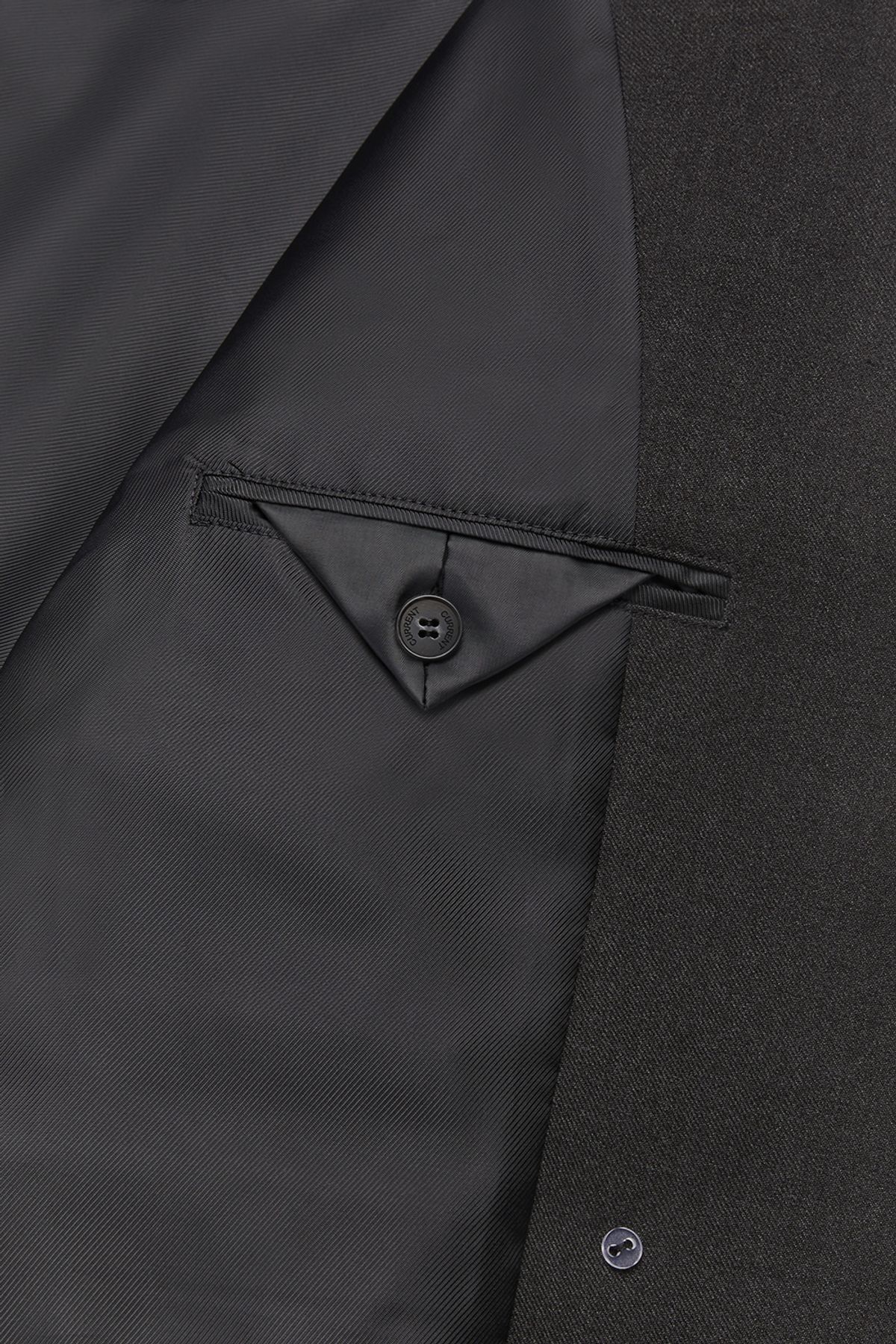 커렌트(CURRENT) CROP DOUBLE JACKET [CHARCOAL]