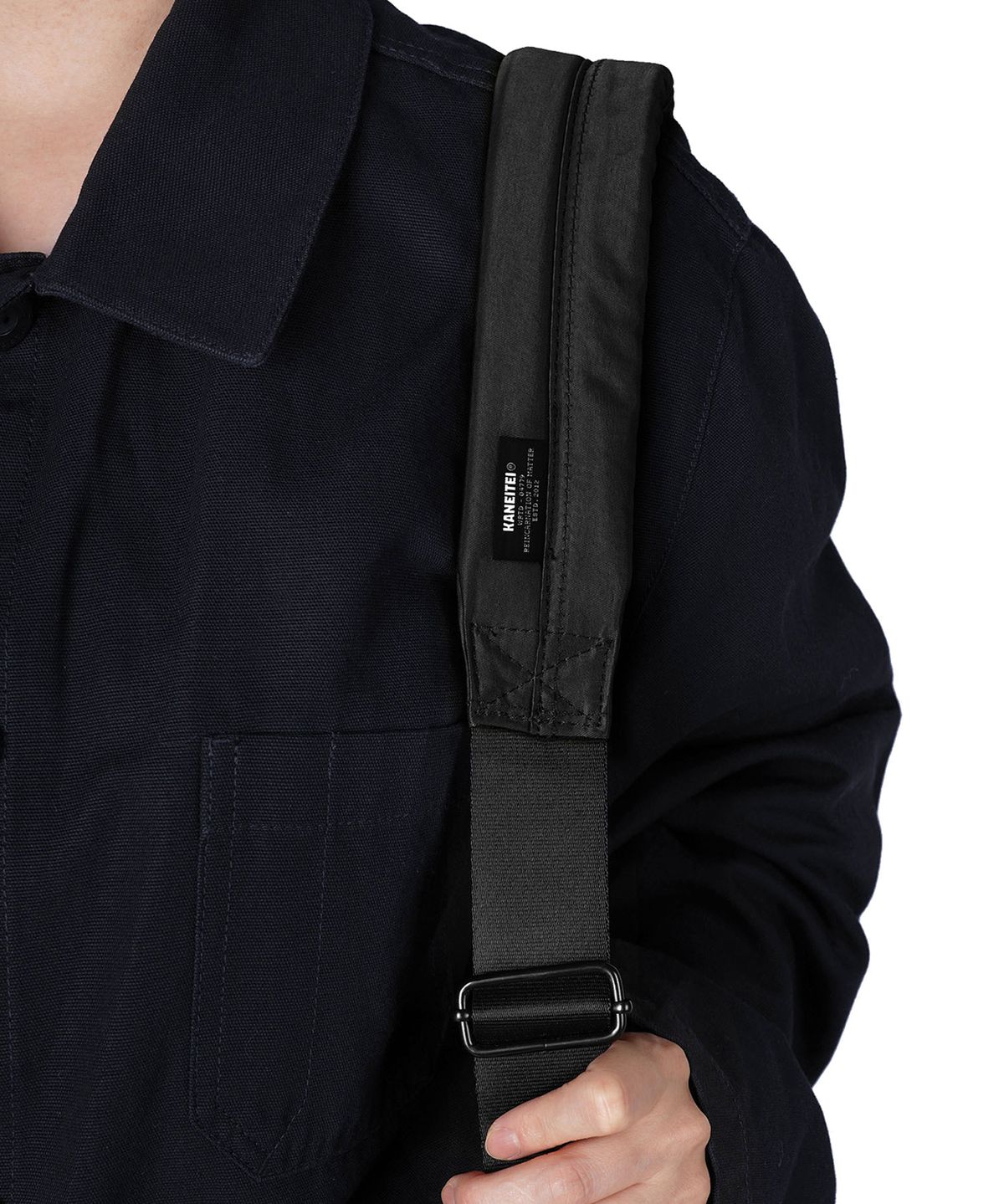 카네이테이(KANEITEI) SHOULDER STRAP (BLACK) / RECYCLED
