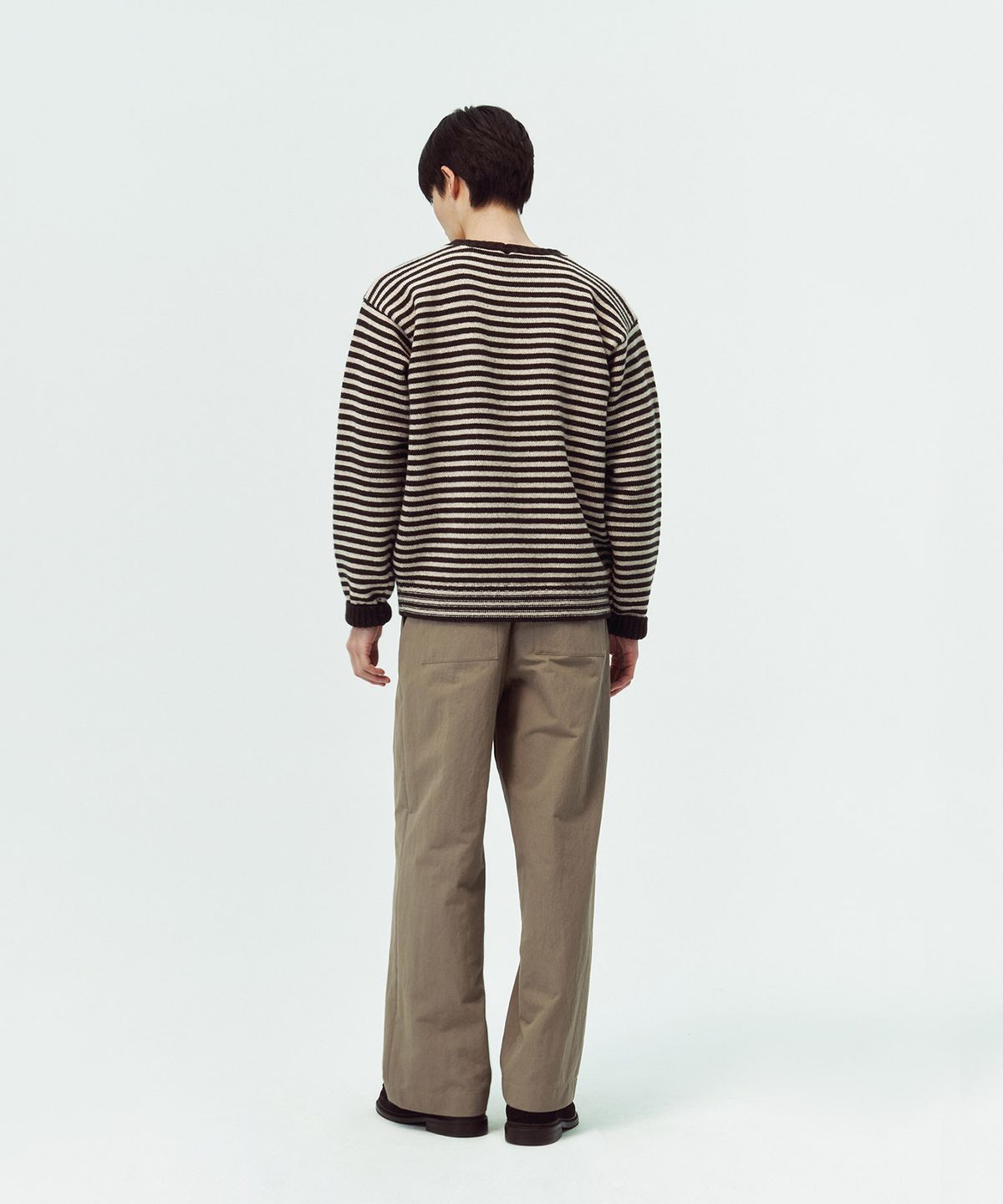 블랭크룸(BLANKROOM) 원 턱 C.N. 팬츠_DUSTY BEIGE
