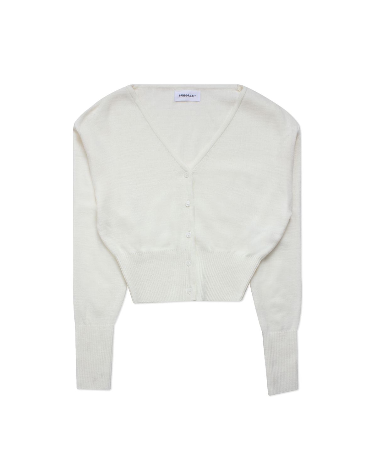 판도라핏(PANDORAFIT) Crop Cardigan Ivory