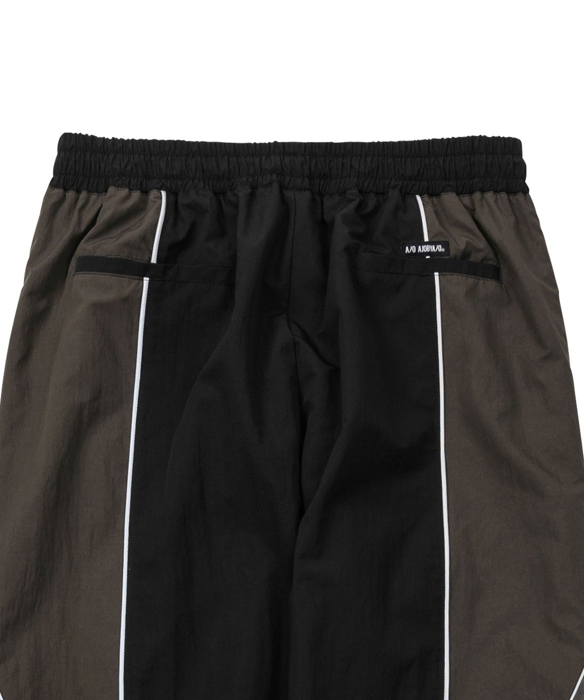 아조바이아조(AJOBYAJO) Multi Color Nylon Athletic Pants [CHARCOAL]