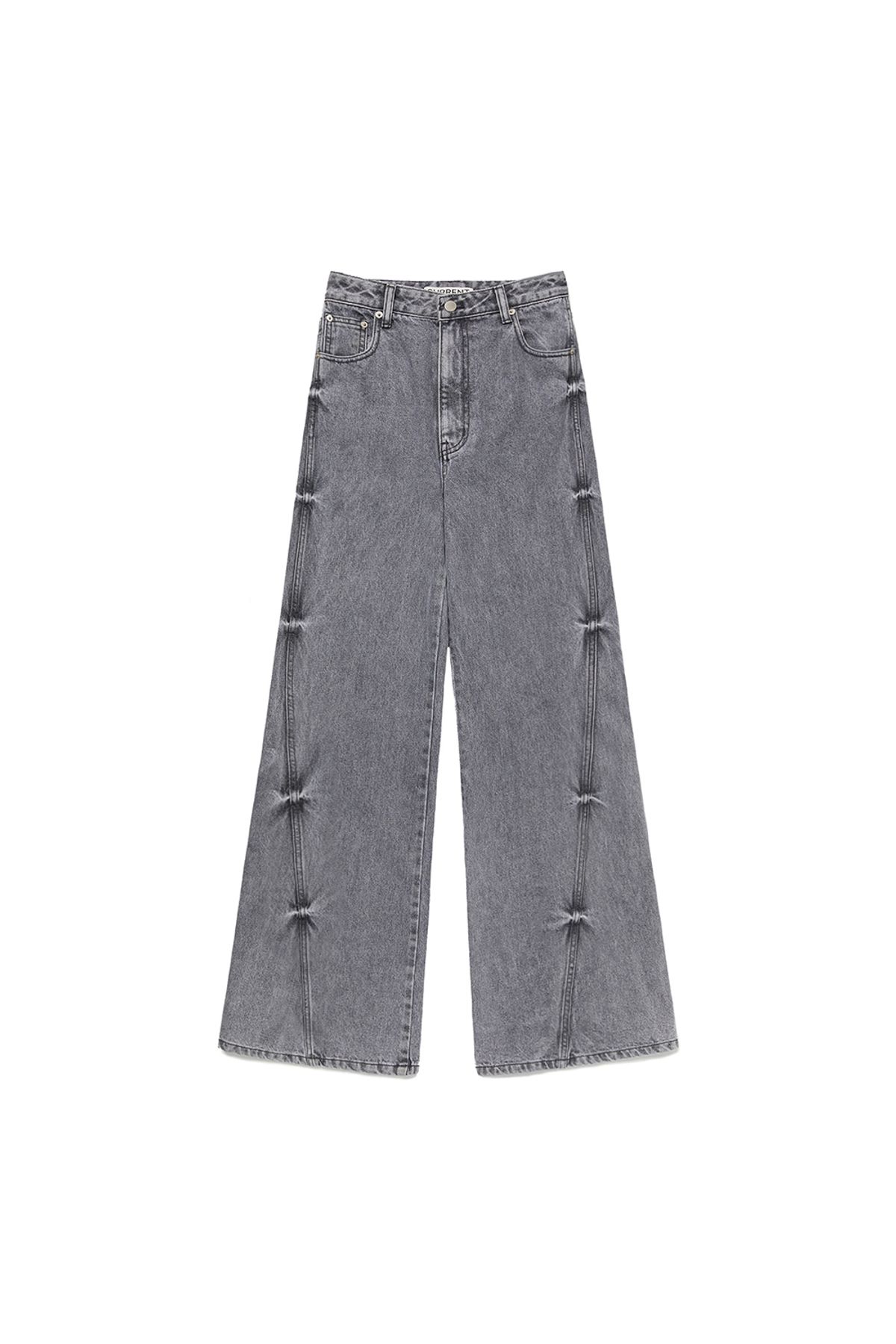 커렌트(CURRENT) MID RISE WASHING JEANS [GREY]