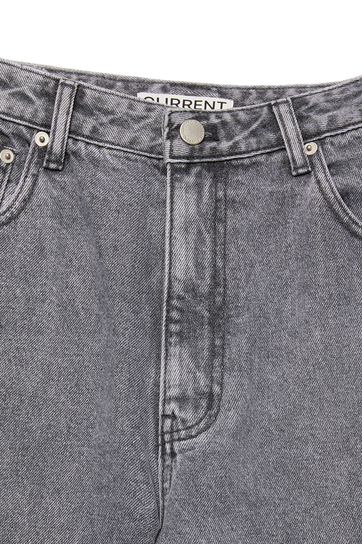 커렌트(CURRENT) MID RISE WASHING JEANS [GREY]