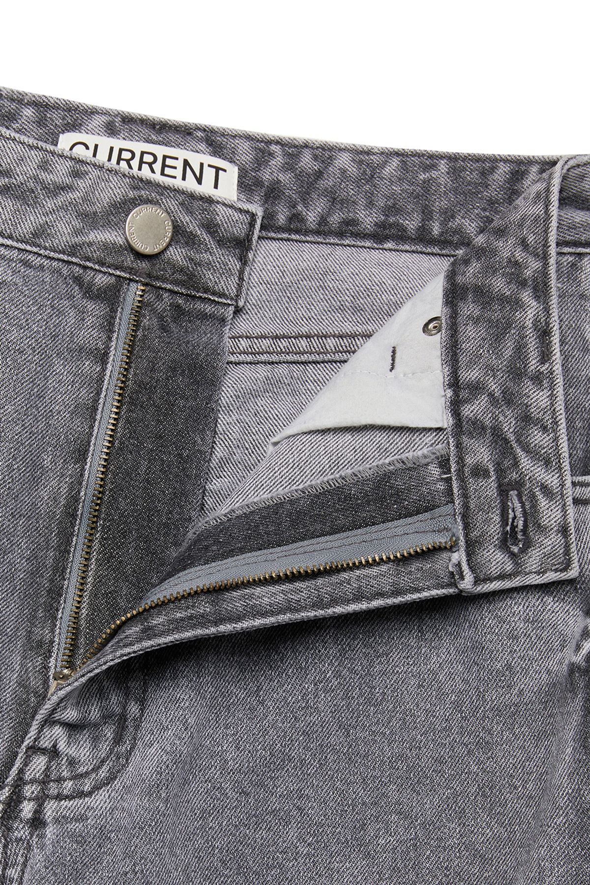 커렌트(CURRENT) MID RISE WASHING JEANS [GREY]