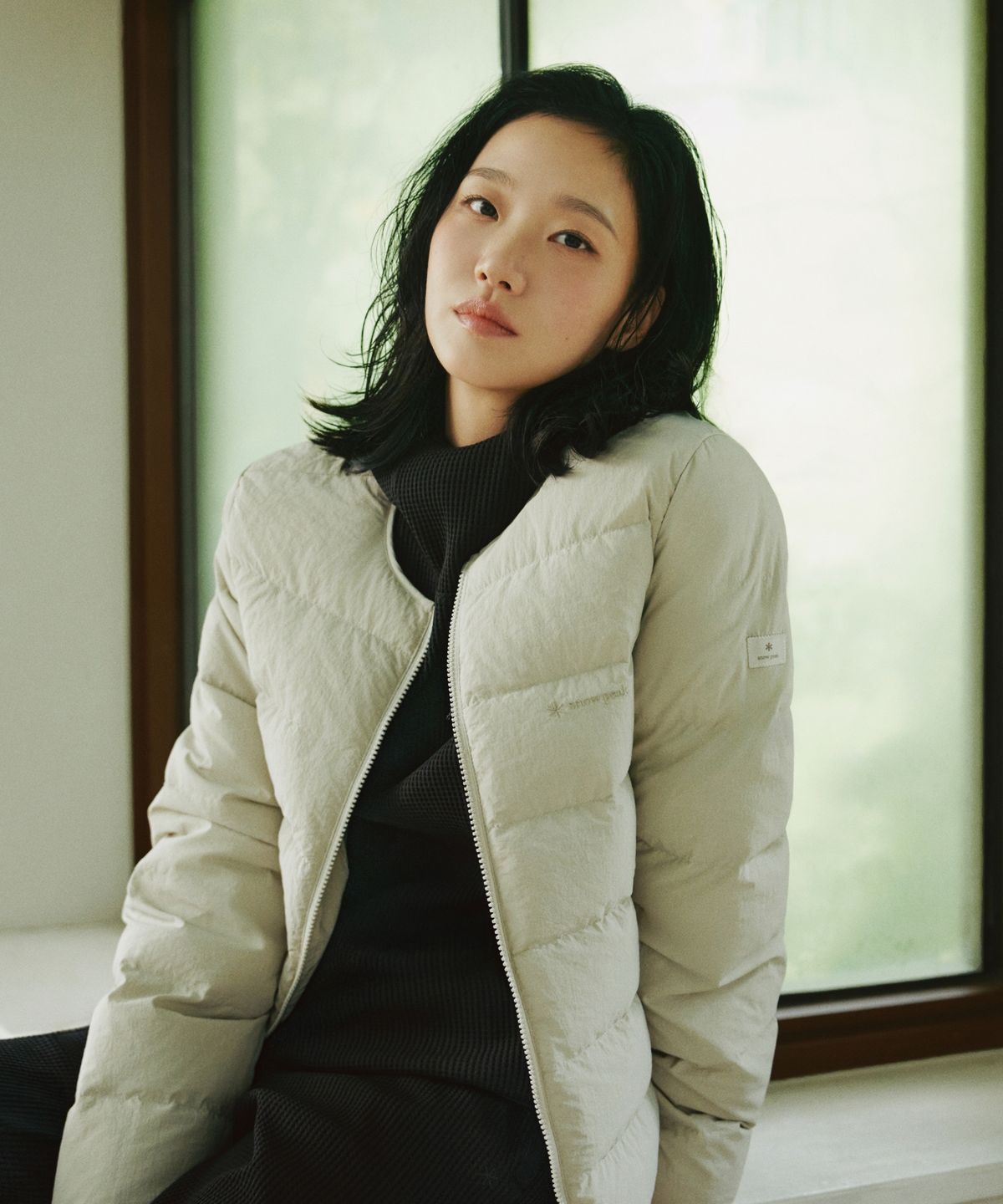 스노우피크 어패럴(SNOWPEAK APPAREL) 랜드 여성 경량 다운 자켓 (S26WWGDJ61) Light Beige