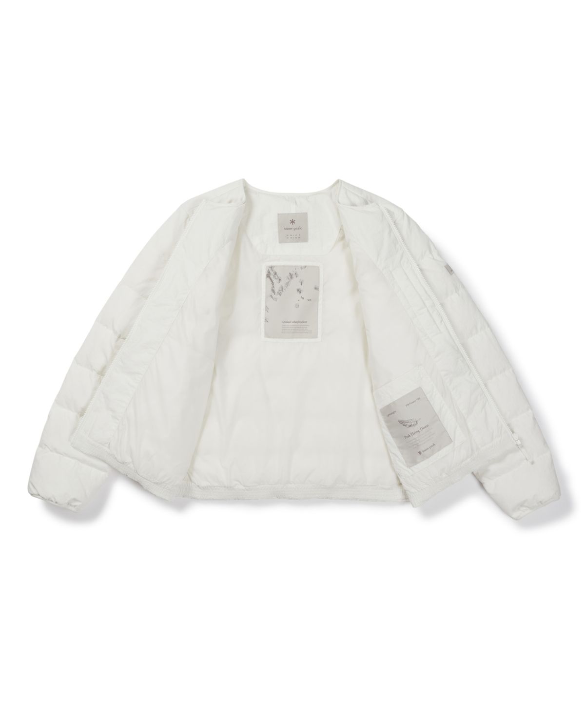 스노우피크 어패럴(SNOWPEAK APPAREL) 랜드 여성 경량 다운 자켓 (S26WWGDJ61) Ivory