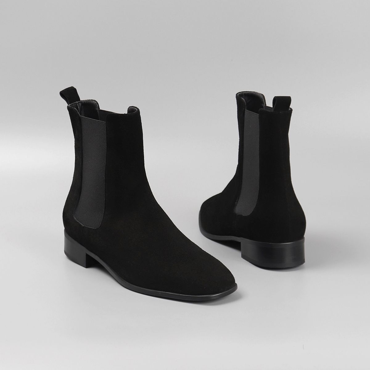 루시크루(LUCY CREW) Suede Ankle Boots LC192_2cm