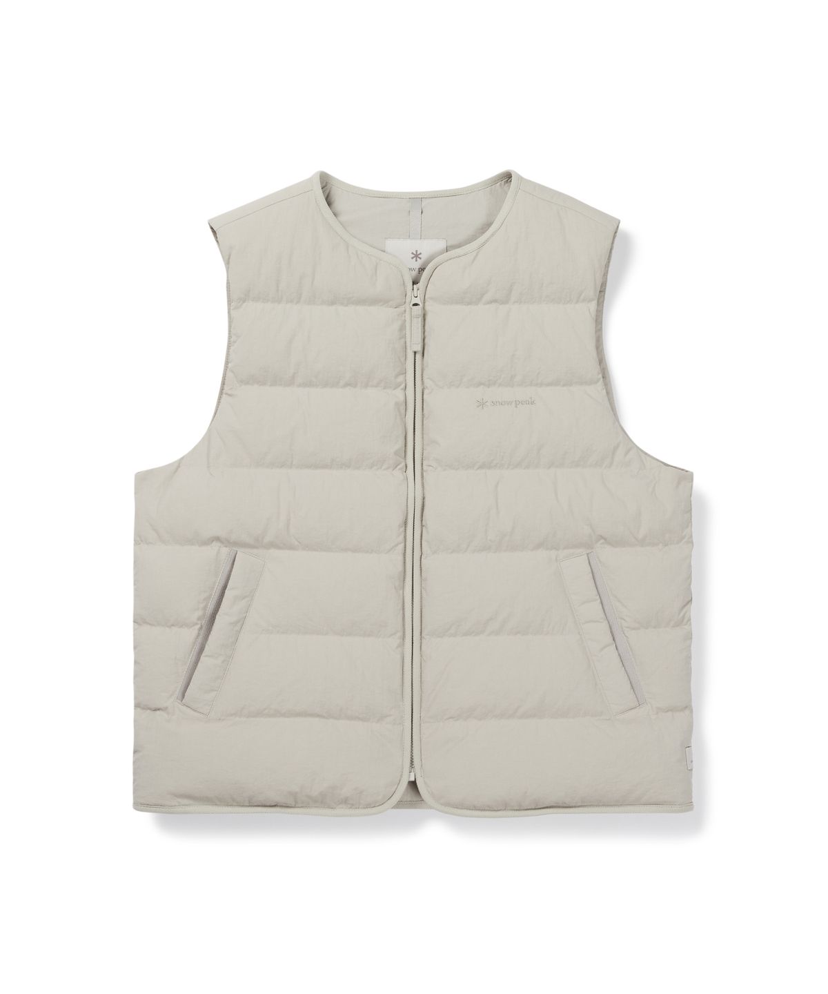 스노우피크 어패럴(SNOWPEAK APPAREL) 랜드 여성 경량 다운 베스트 (S26WWGDV61) Light Beige