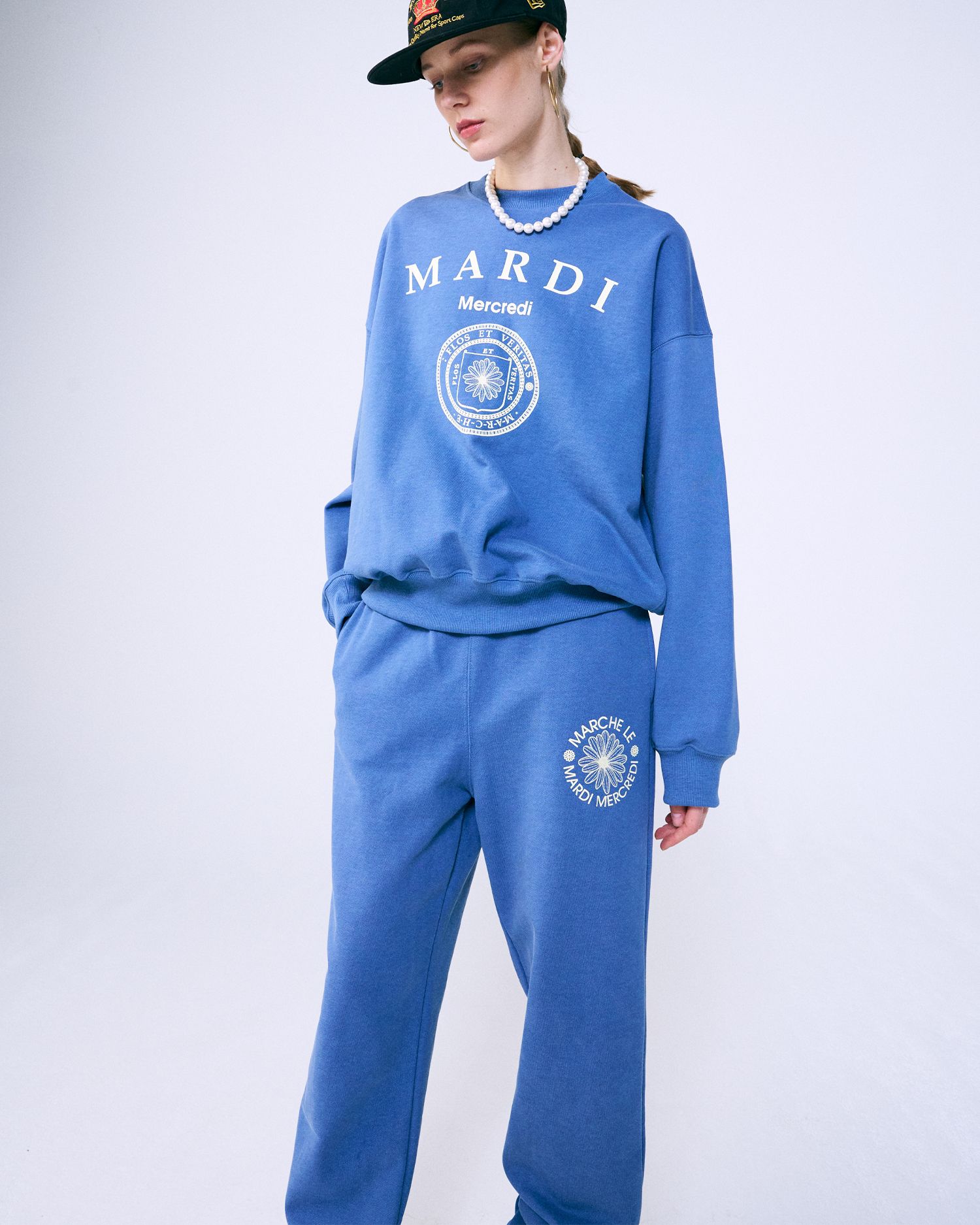 MUSINSA | MARDI MERCREDI SWEAT PANTS MARCHE EMBLEM PIGMENT